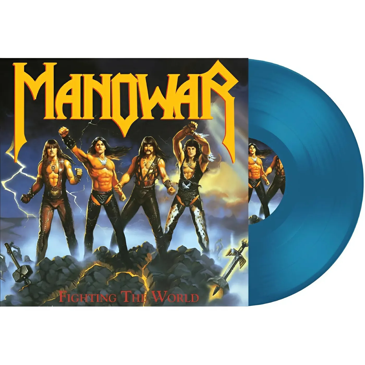 Manowar Fighting The World Vinyl Record