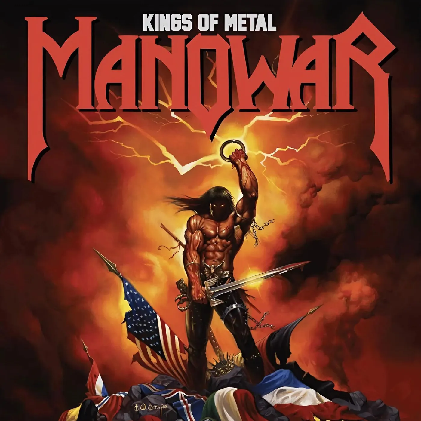 Manowar Kings Of Metal Vinyl Record