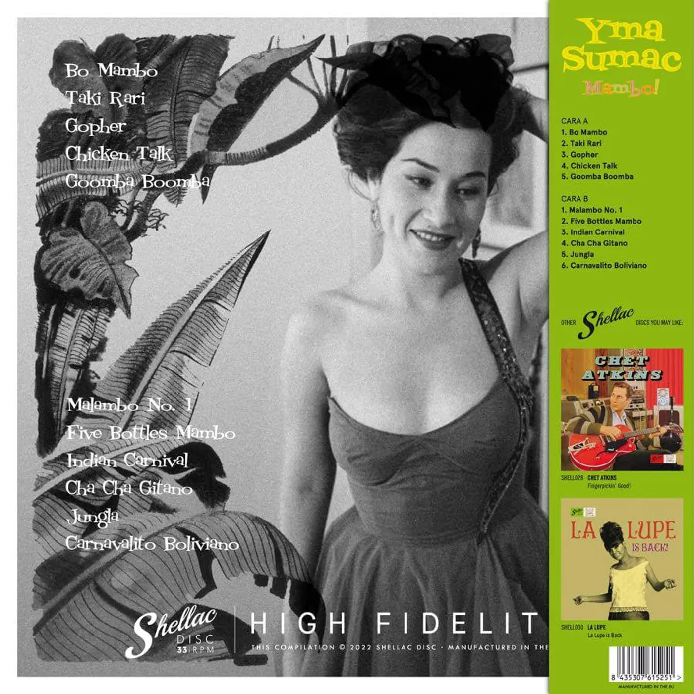 Yma Sumac MAMBO Vinyl Record