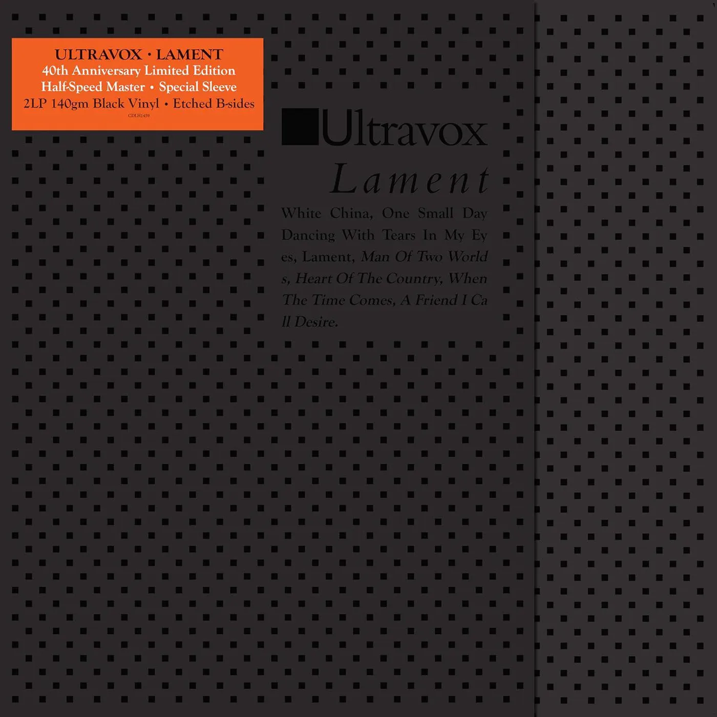 Ultravox Lament (Deluxe Edition): Limited 40th Anniversary Vinyl Record