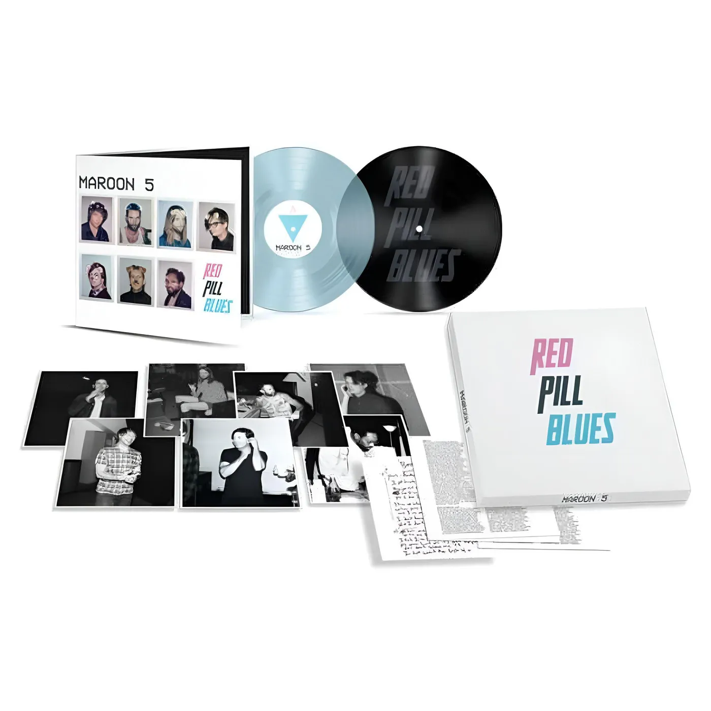 Maroon 5 Red Pill Blues (Limited Edition, Boxed Set, Blue, Etched) Vinyl Record