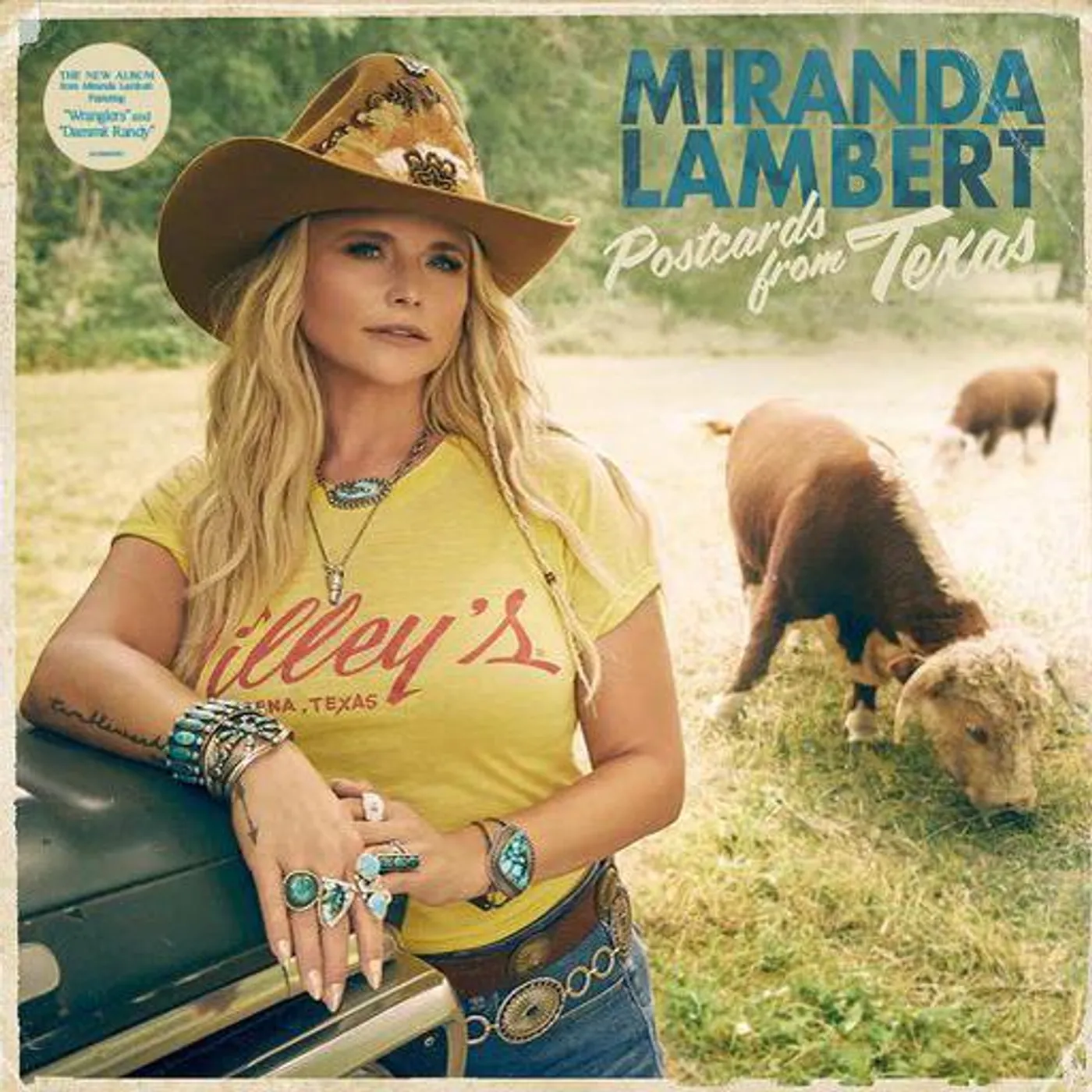Miranda Lambert Postcards From Texas (Explicit Lyrics/Blue) Vinyl Record