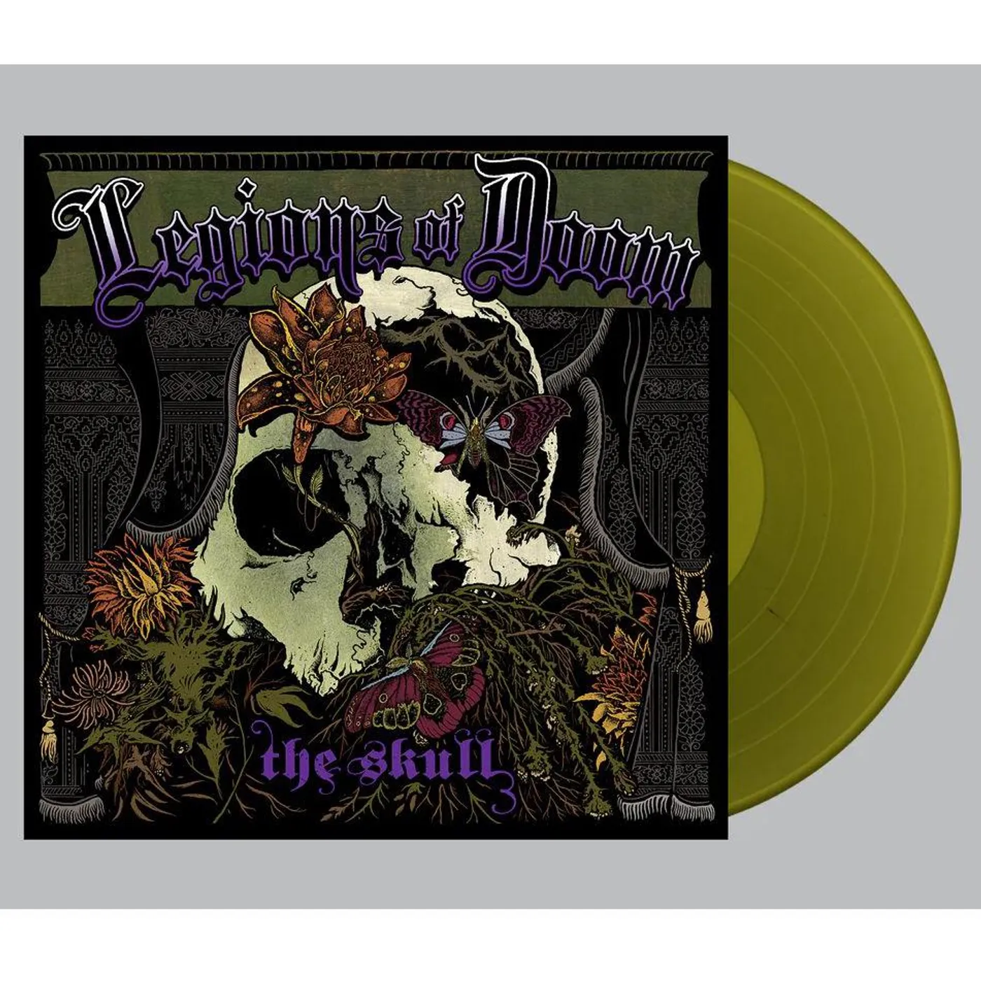 Legions Of Doom Skull 3 (Green) Vinyl Record