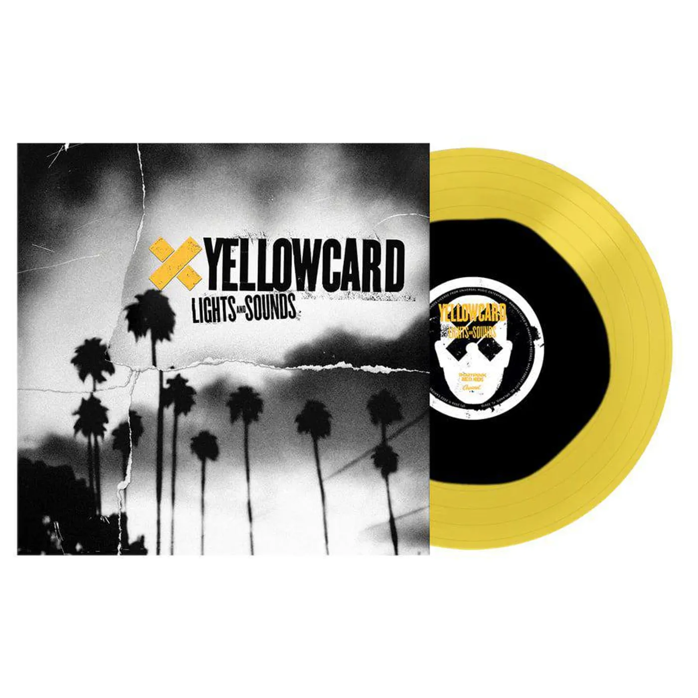 Yellowcard Lights & Sounds (Black, Yellow) Vinyl Record