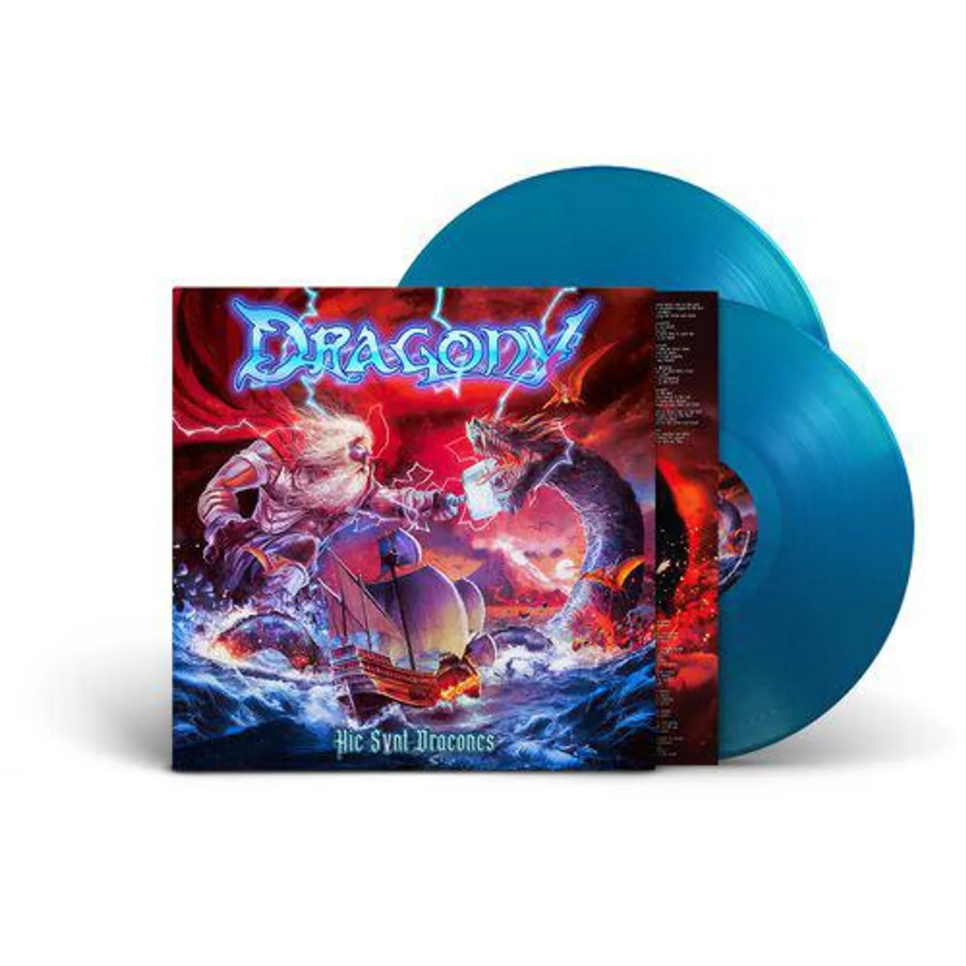 Dragony Hic Svnt Dracones (Blue) Vinyl Record