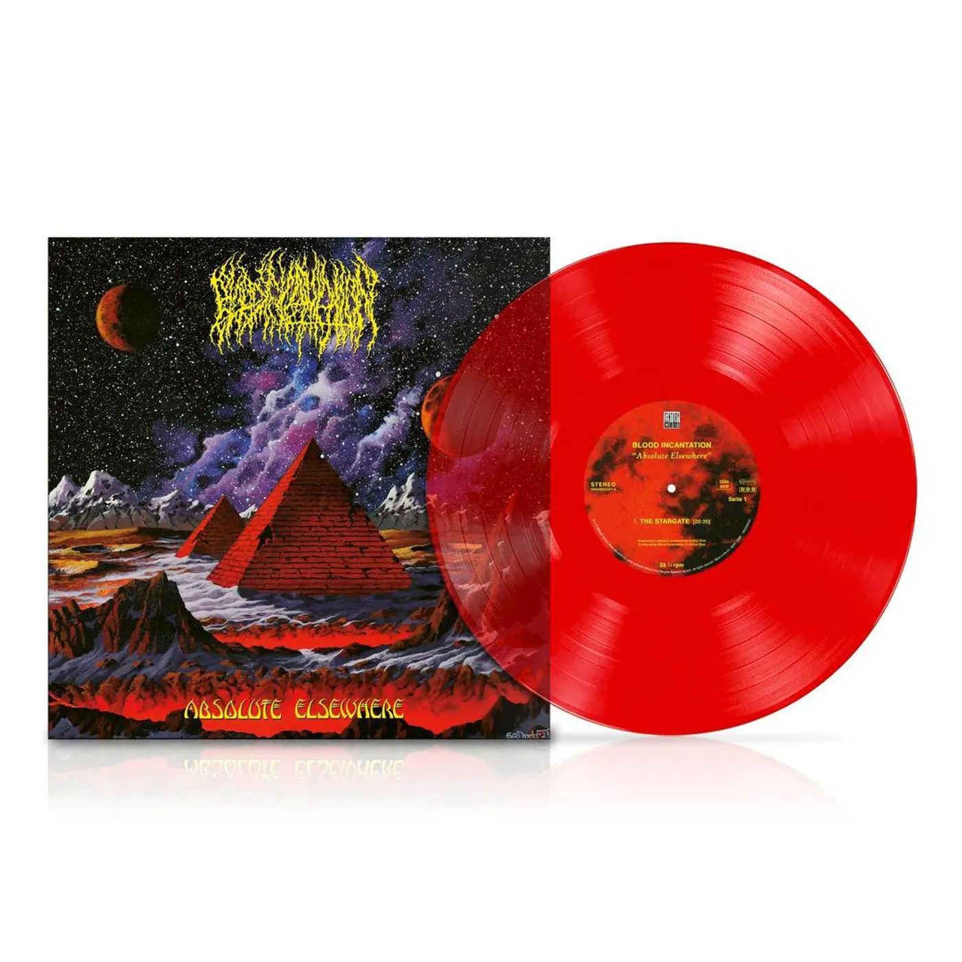 Blood Incantation Absolute Elsewhere (Red) Vinyl Record