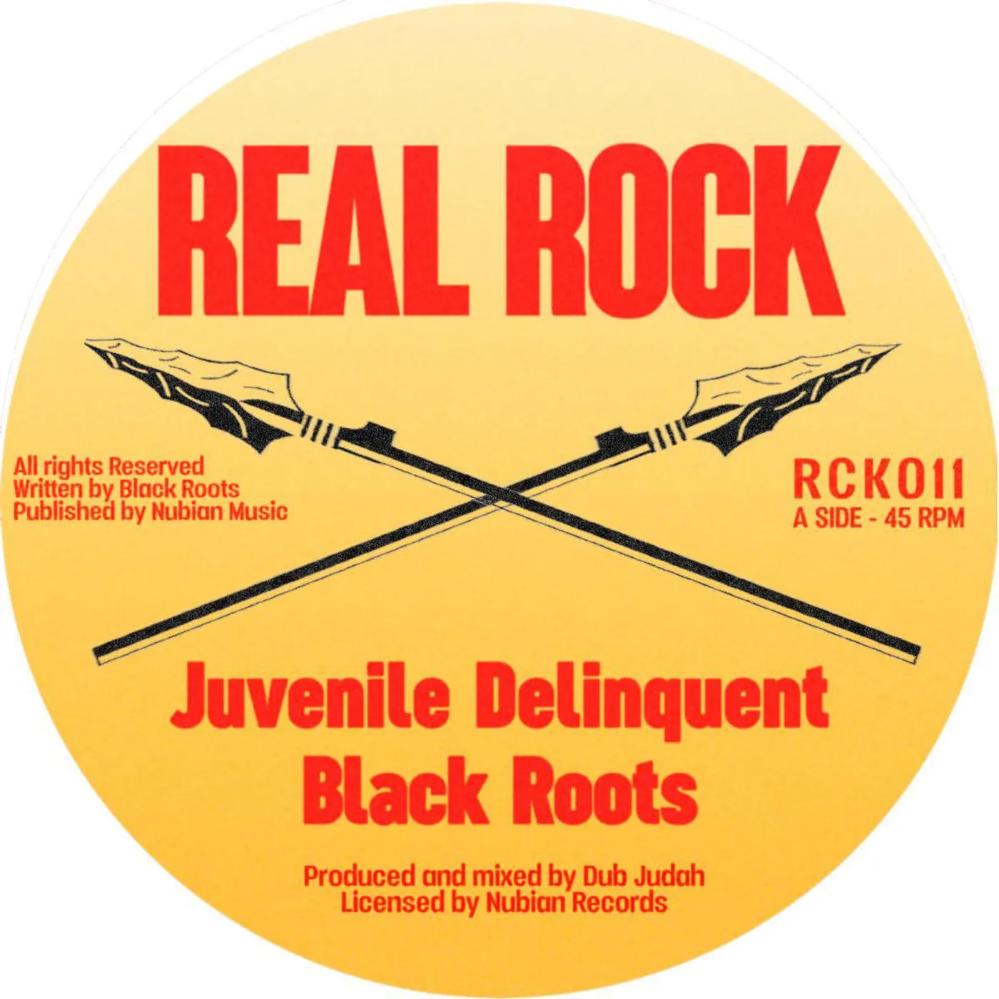 Black Roots Juvenile Delinquent / Dub The Youth Vinyl Record