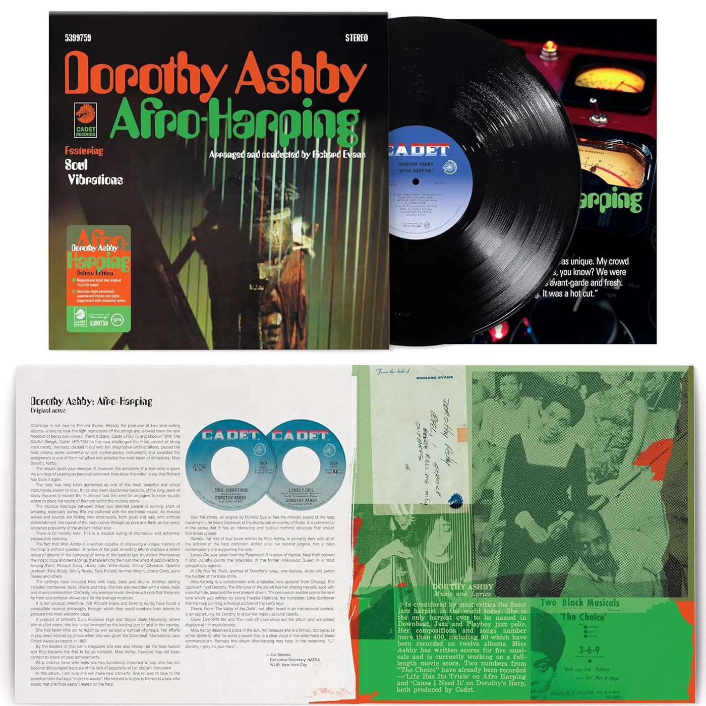 Dororthy Ashby Afro-harping Vinyl Record