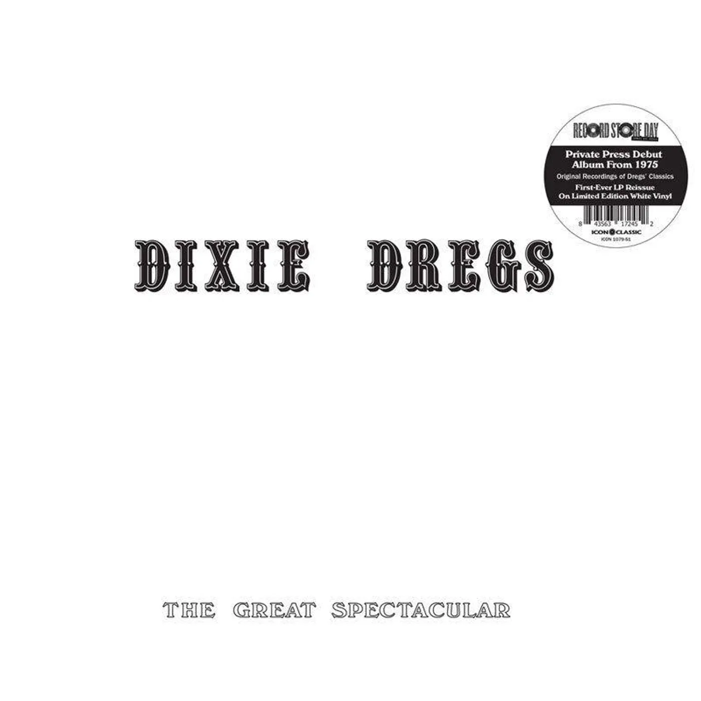 Dixie Dregs Great Spectacular (White) Vinyl Record