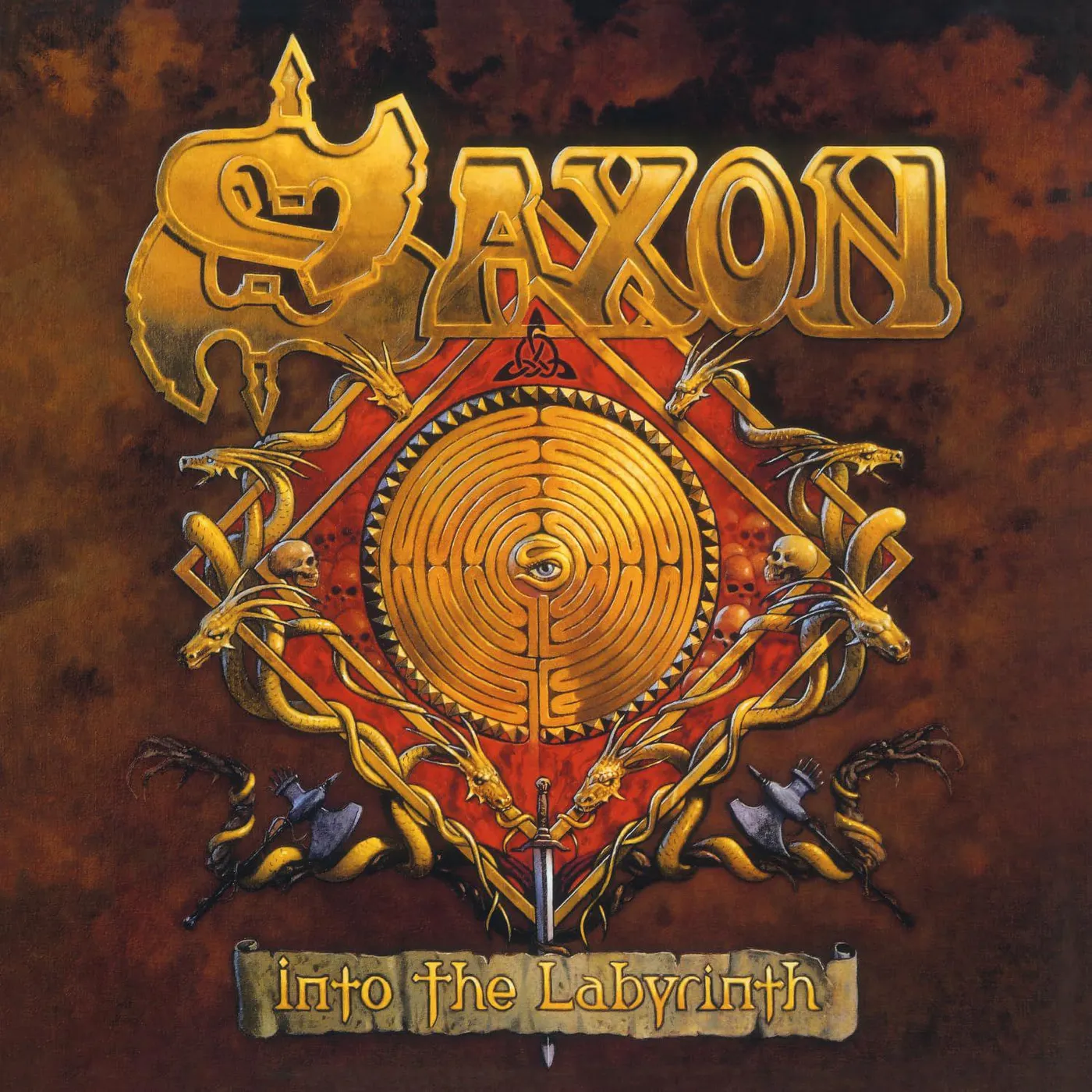 Saxon Into The Labyrinth Vinyl Record