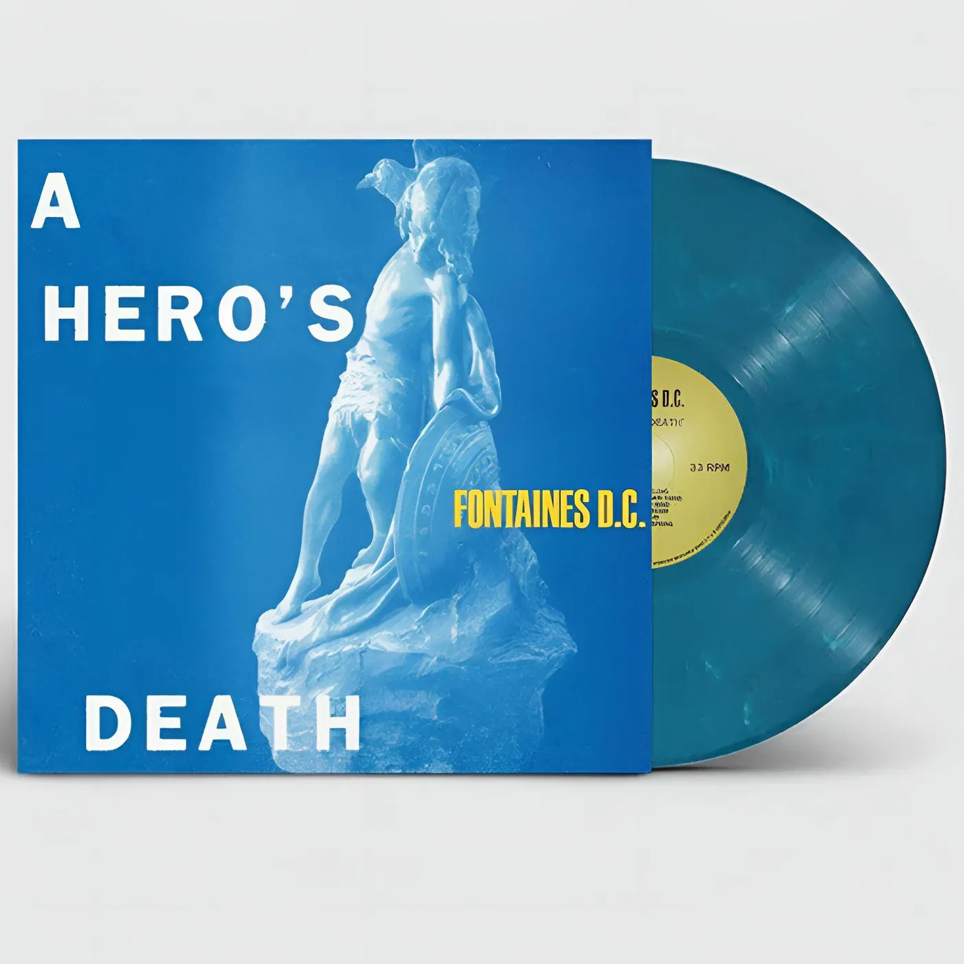 Fontaines D.C. Hero's Death (Blue, White) Vinyl Record 