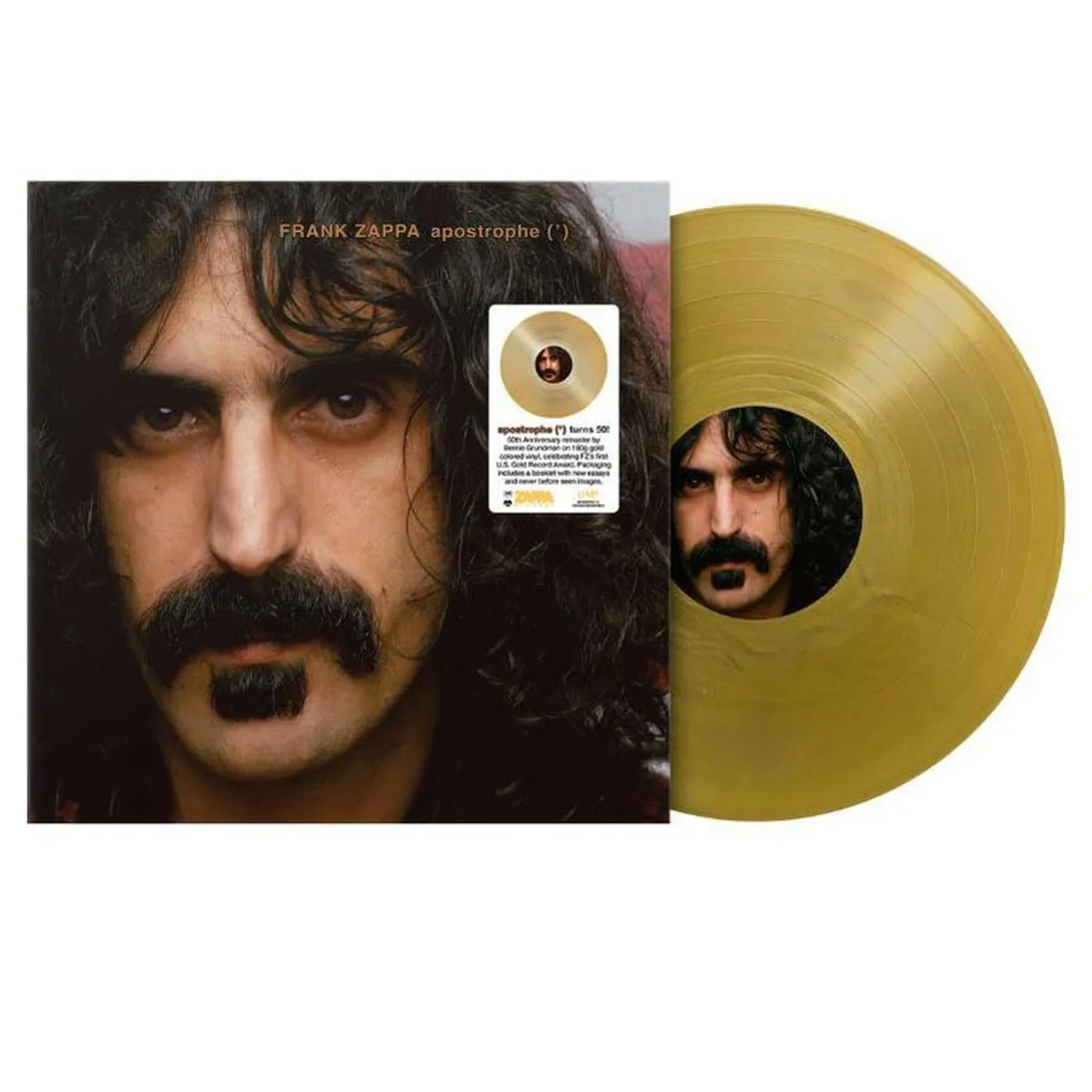 Frank Zappa Apostrophe (') (50th Anniversary/Metallic Gold) Vinyl Record