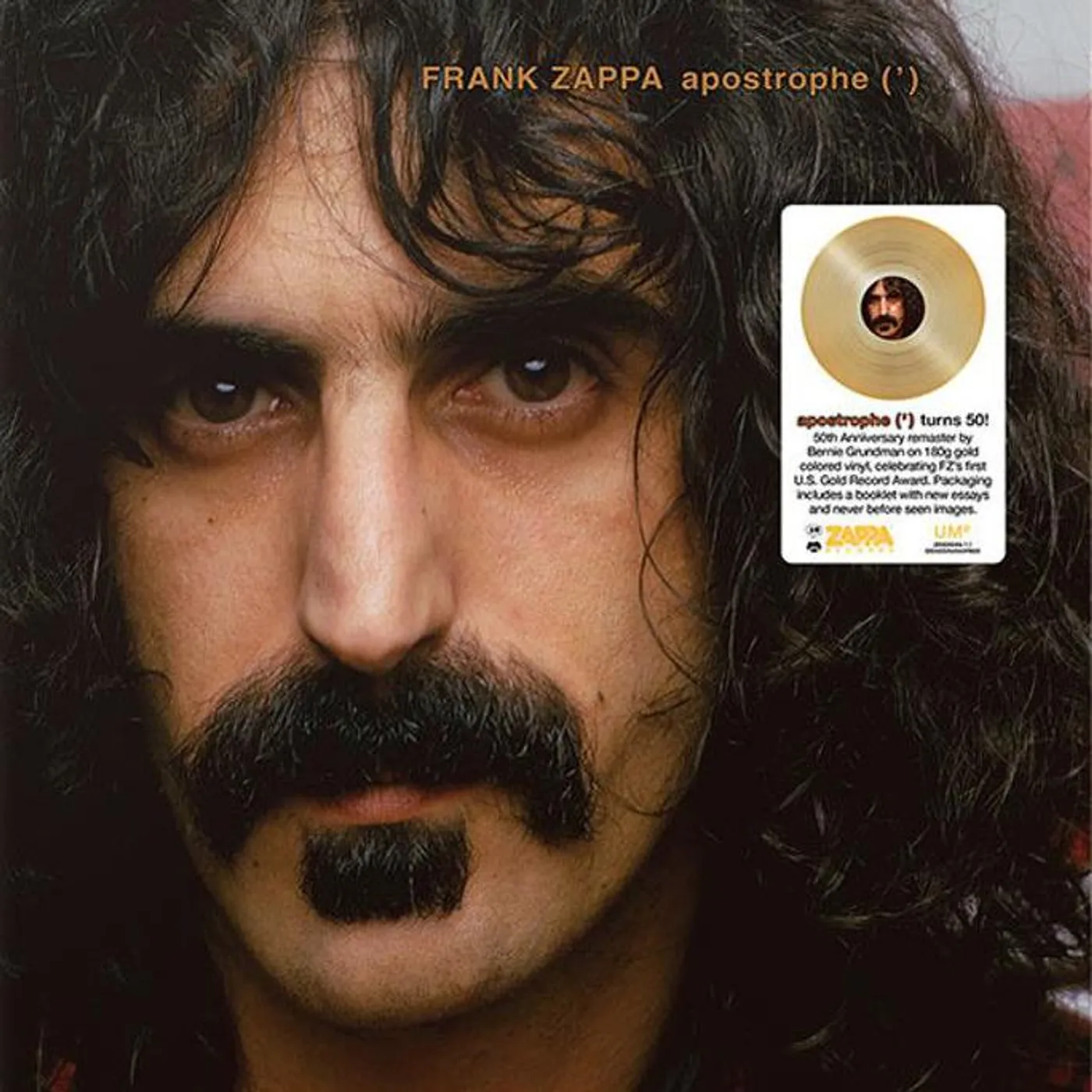 Frank Zappa Apostrophe (') (50th Anniversary/Metallic Gold) Vinyl Record