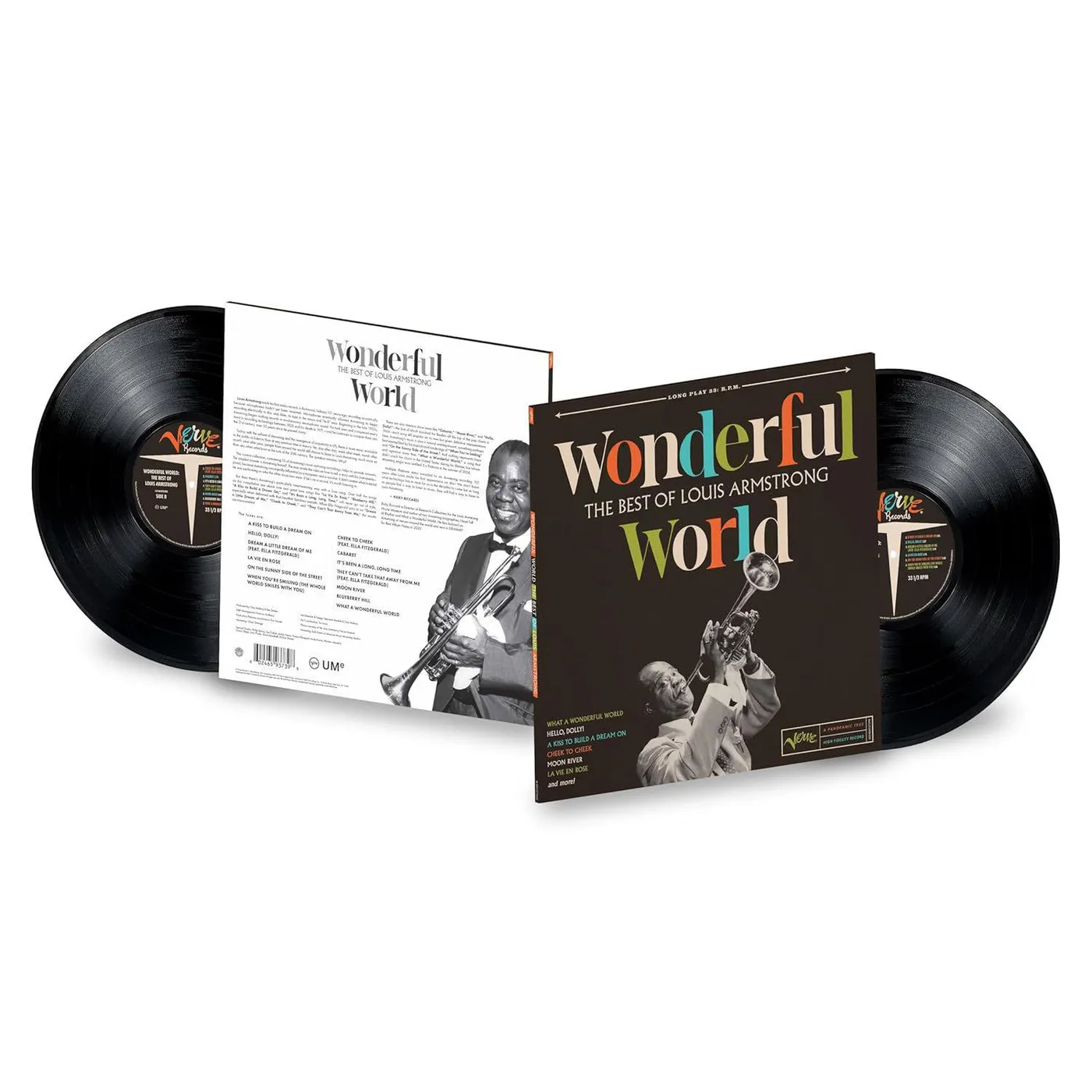 Wonderful World: The Best Of Louis Armstrong Vinyl Record