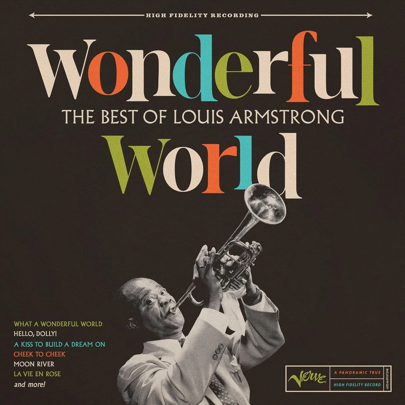 Wonderful World: The Best Of Louis Armstrong Vinyl Record