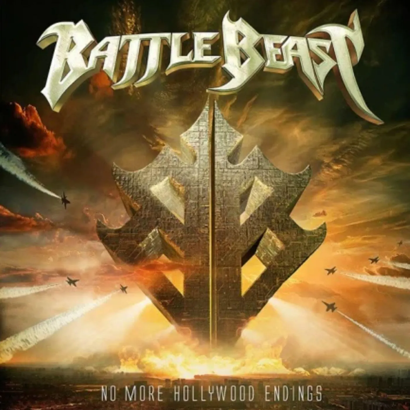 Battle Beast No More Hollywood Endings (2LP, Clear, Natural ) Vinyl Record