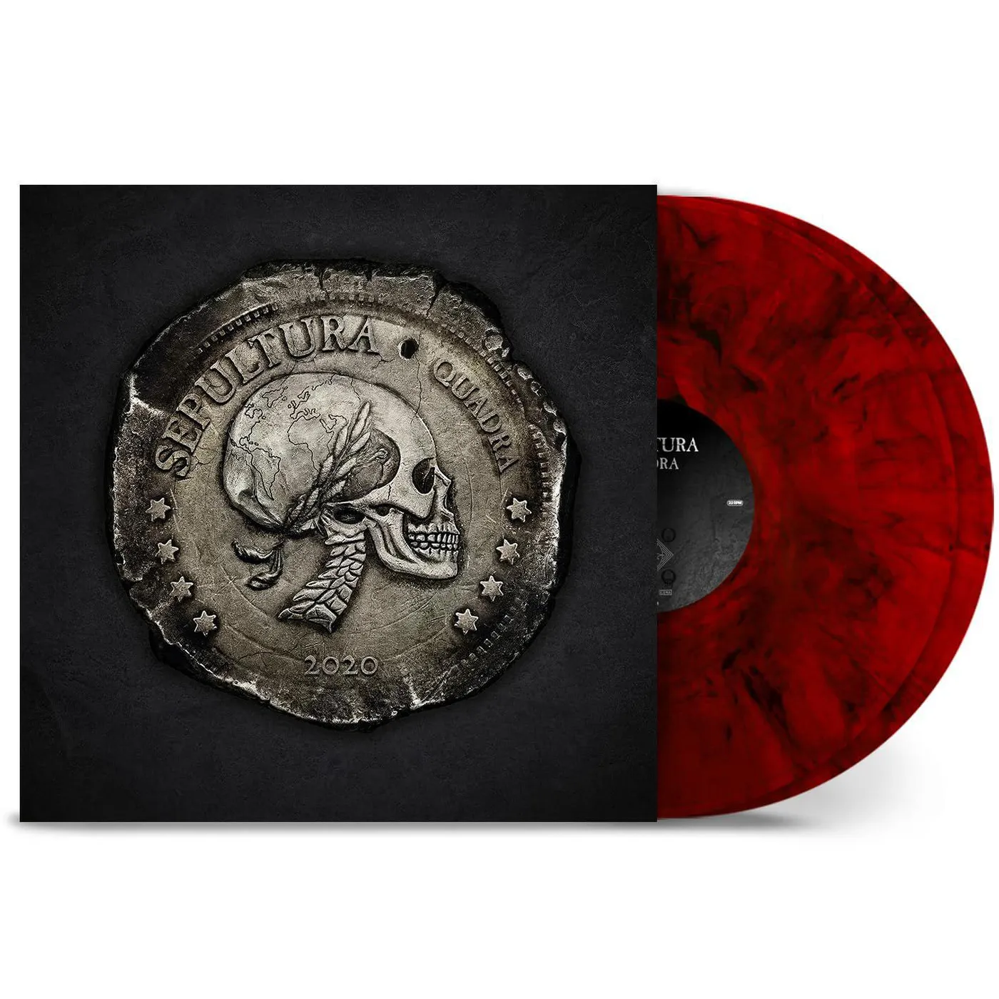 Sepultura Quadra - 40Th Anniversary Edition (180G/2LP/Red Ruby Marble) Vinyl Record