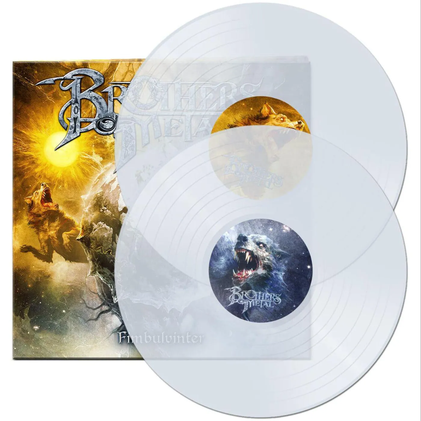 Brothers of Metal Fimbulvinter (2LP/Clear) Vinyl Record
