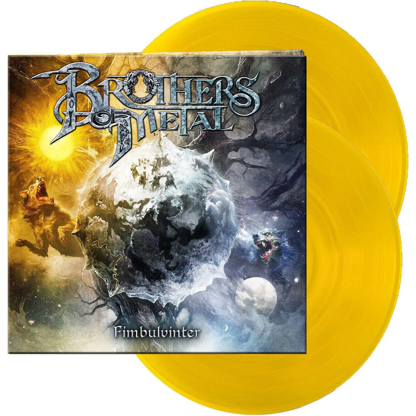 Brothers of Metal Fimbulvinter (2LP/Yellow) Vinyl Record