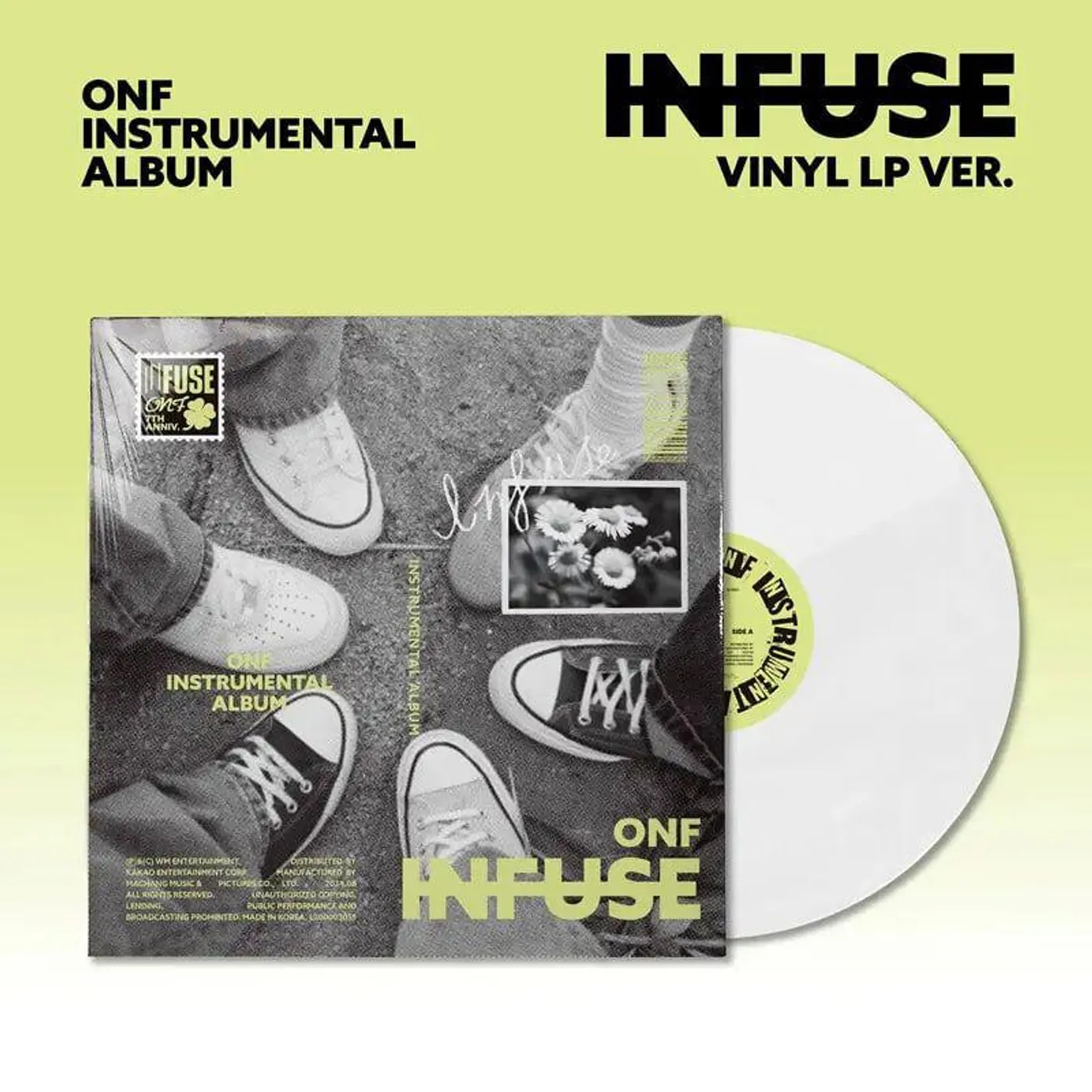 ONF Infuse - Instrumental Album (16pg Photobook/6pc Postcard Set/Photocard/Photo Film + Photo Label) Vinyl Record