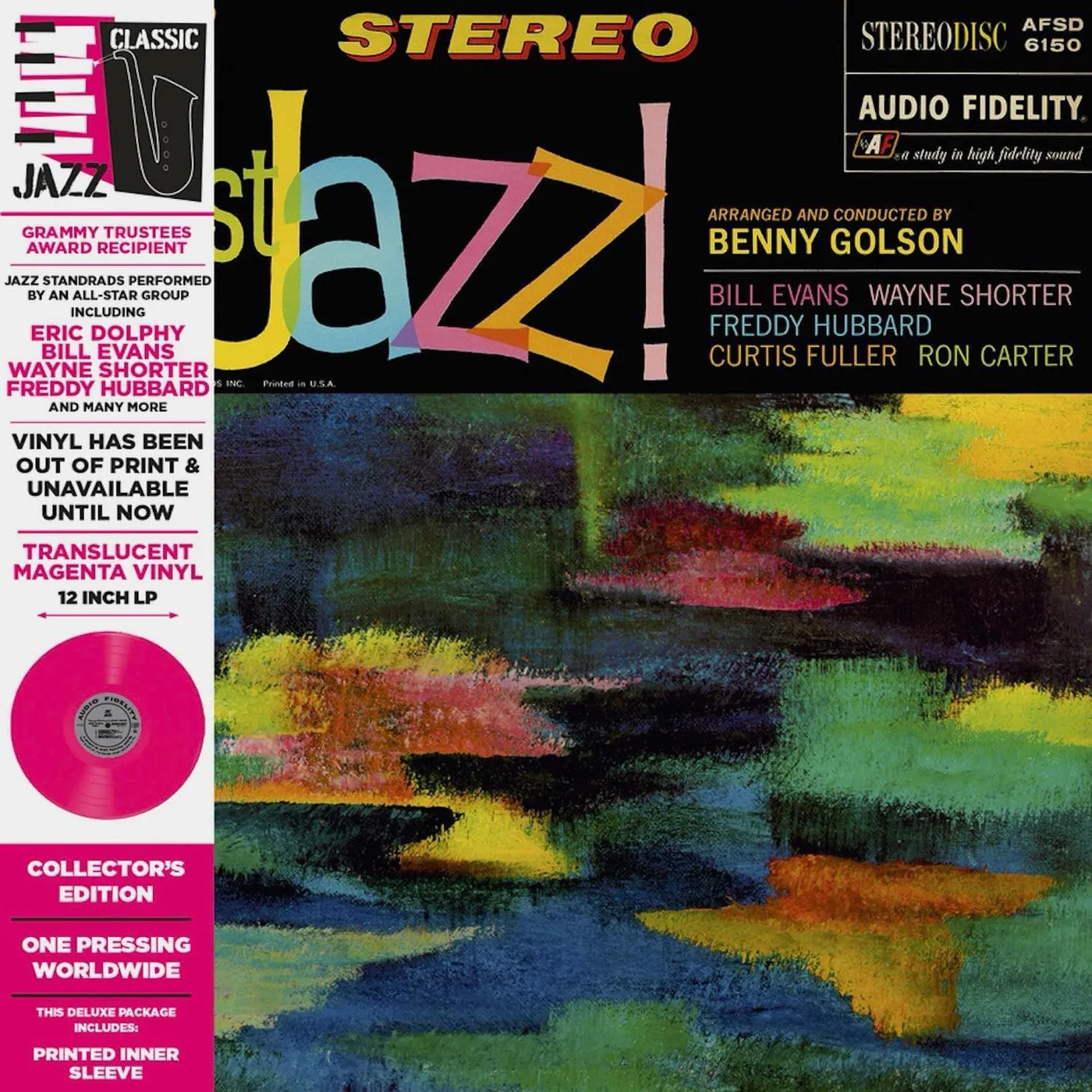 Benny Golson Just Jazz (Pink/Deluxe Edition/Limited/Remastered) Vinyl Record