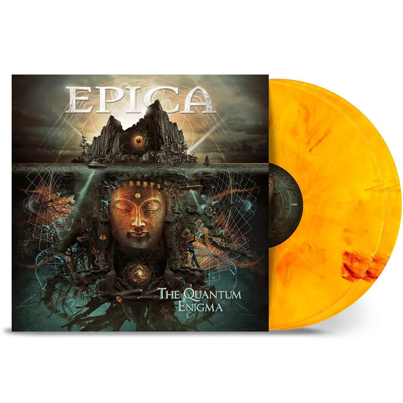 Epica Quantum Enigma (10th Anniversary/Yellow Red Marble) Vinyl Record
