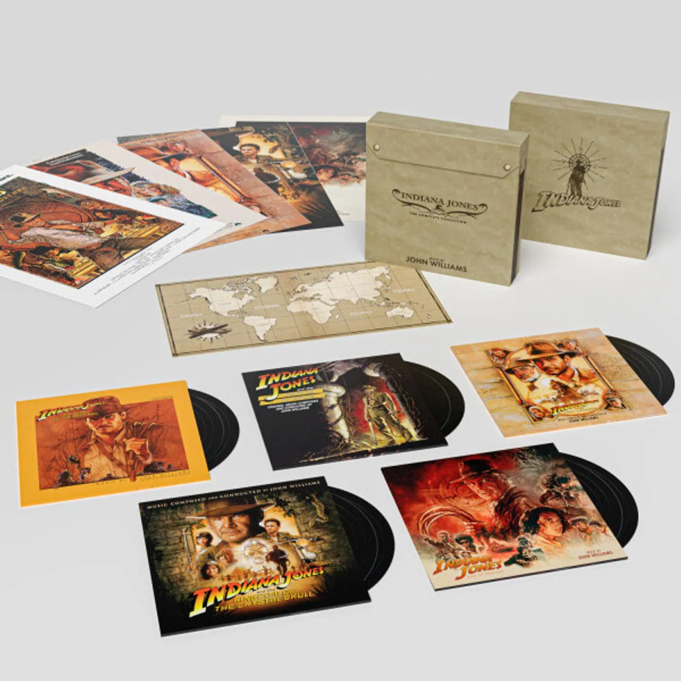 John Williams Indiana Jones: The Complete Collection (180g 10LP Boxed Set, Limited Edition) Vinyl Record