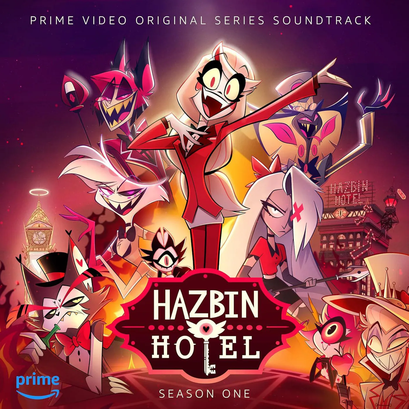 Hazbin Hotel - O.S.T. Hazbin Hotel - Original Soundtrack (Red) Vinyl Record 