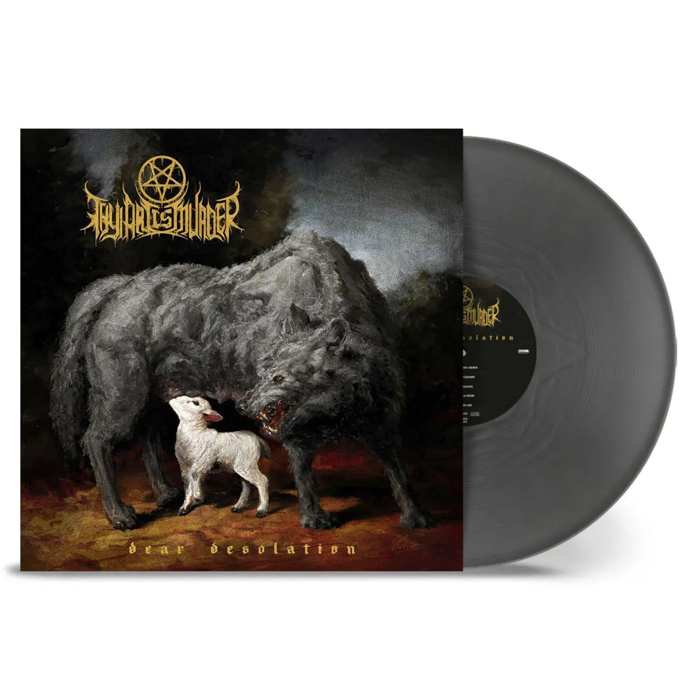 Thy Art Is Murder Dear Desolation (Silver) Vinyl Record