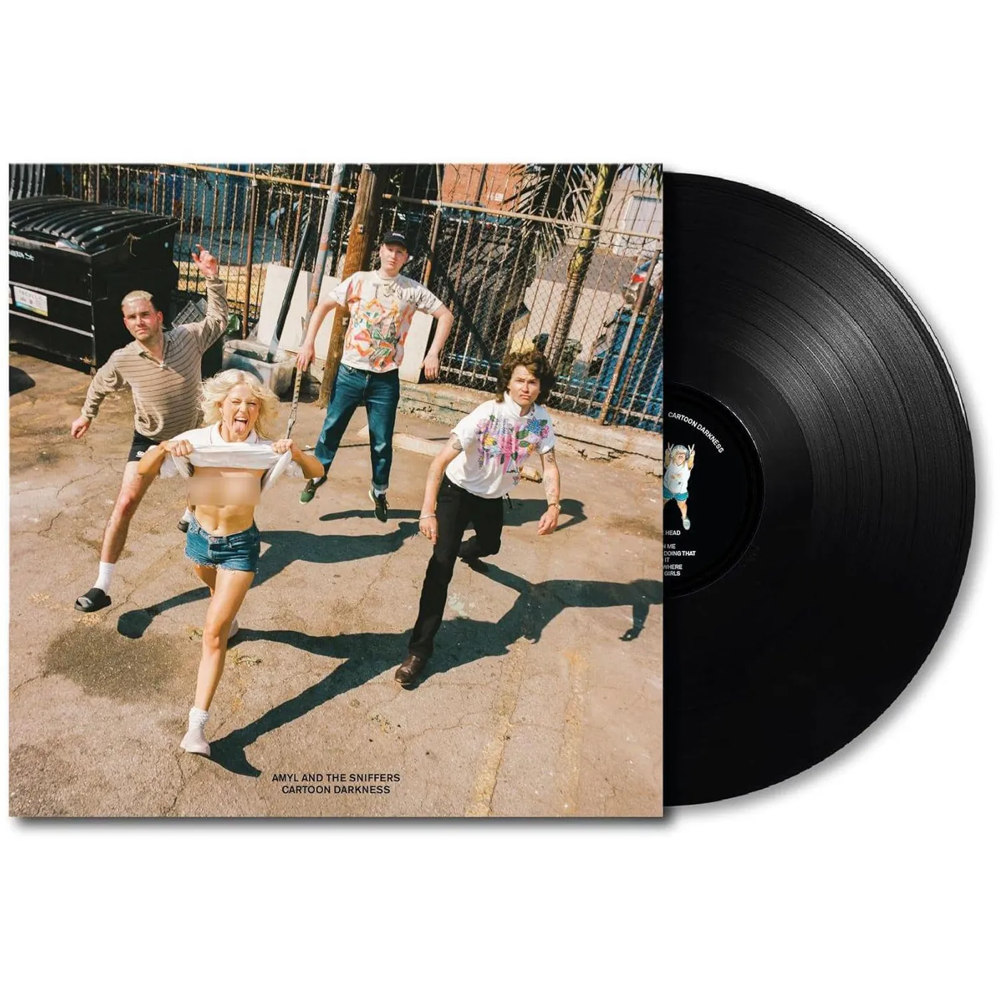 Amyl and The Sniffers Cartoon Darkness [Cartoon Black Edition] Vinyl Record