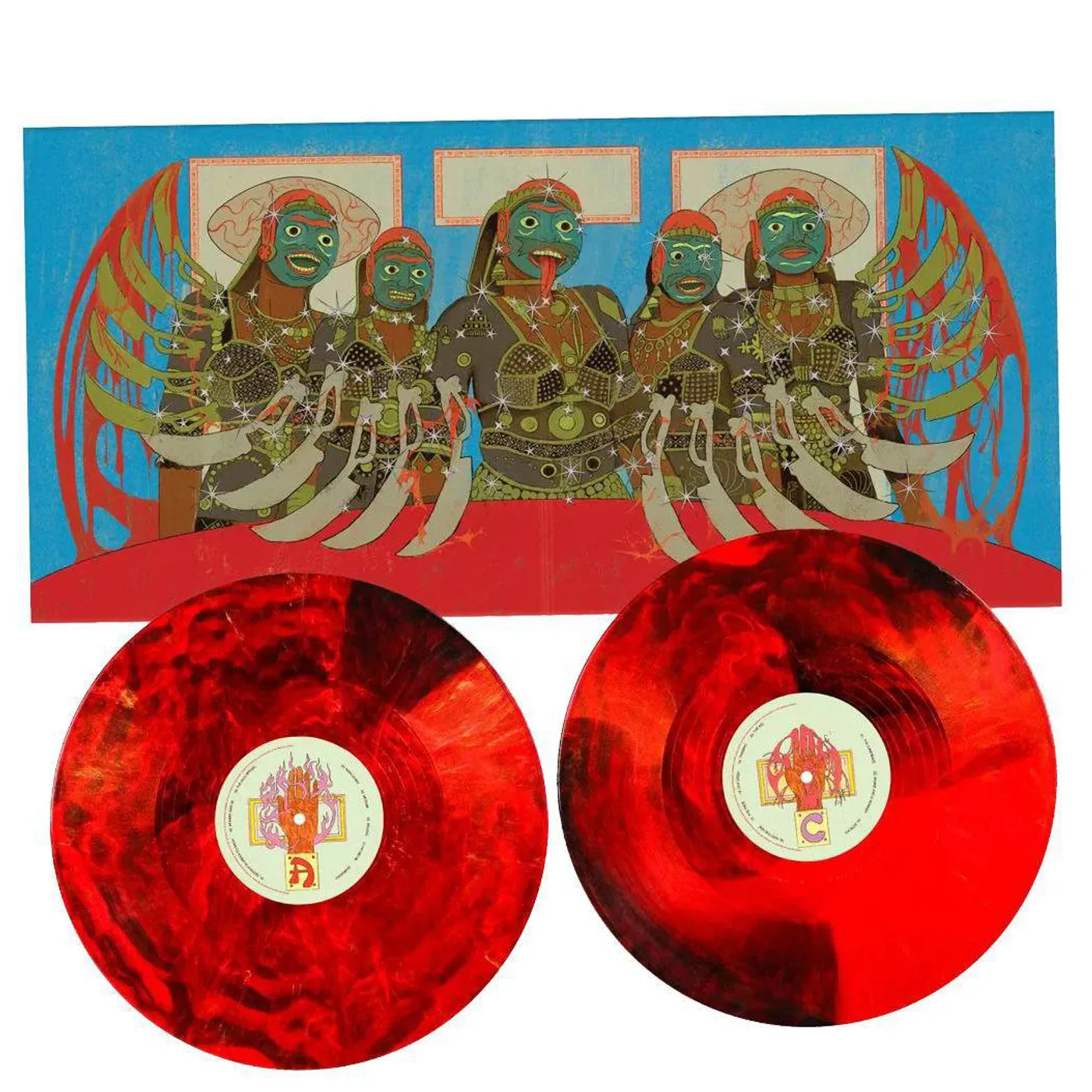 Jed Kurzel Monkey Man - Original Soundtrack (Red, Black) Vinyl Record