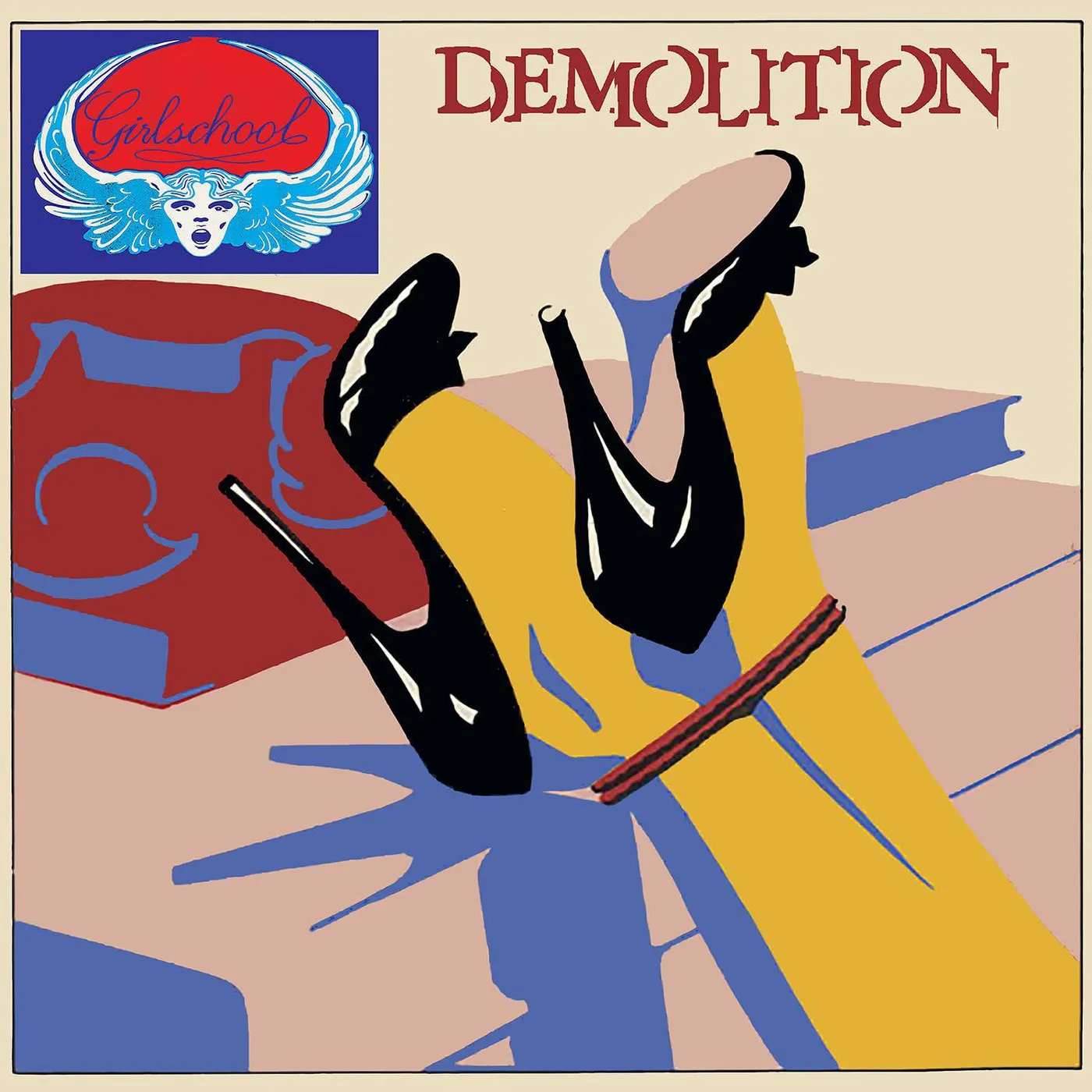 Girlschool Demolition (Marbled, Limited Edition) Vinyl Record