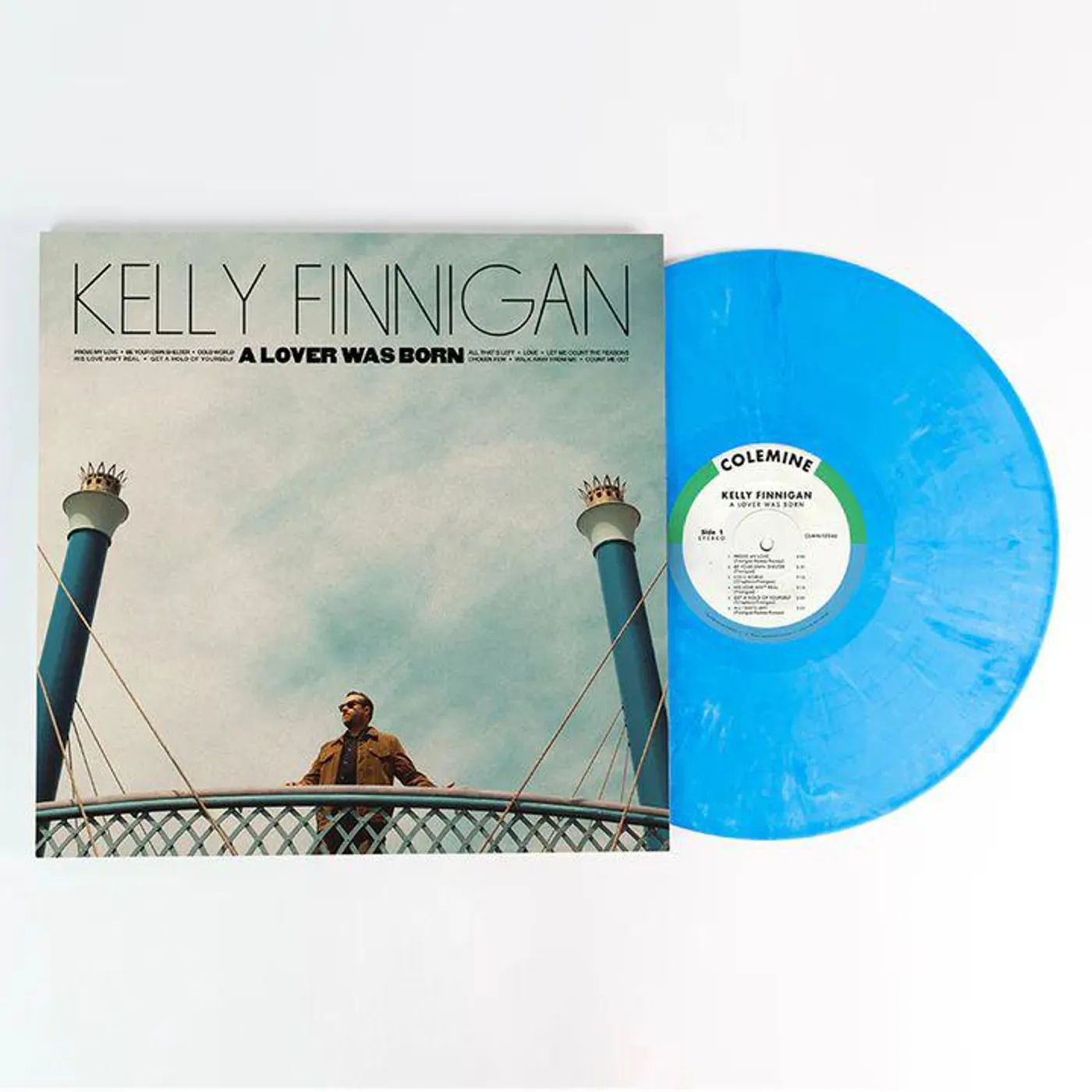 Kelly Finnigan Lover Was Born (Cyan Blue) Vinyl Record