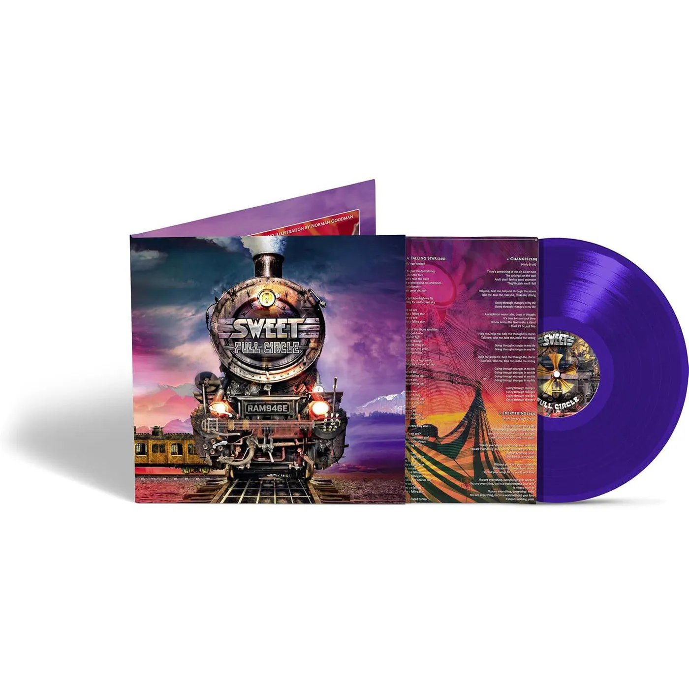 Sweet Full Circle Vinyl Record - Colored Vinyl, Deluxe Edition, Gatefold Sleeve, Limited Edition, Purple Vinyl