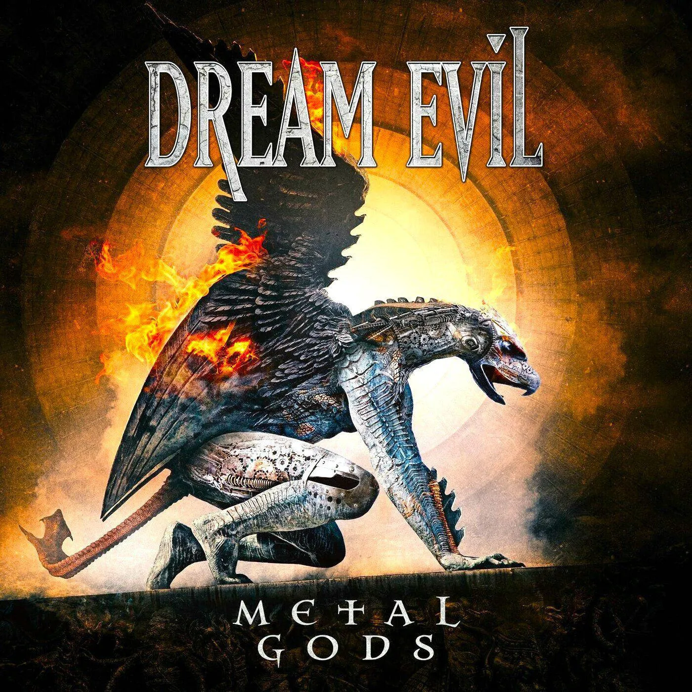 Dream Evil Metal Gods (Yellow Transparent) Vinyl Record