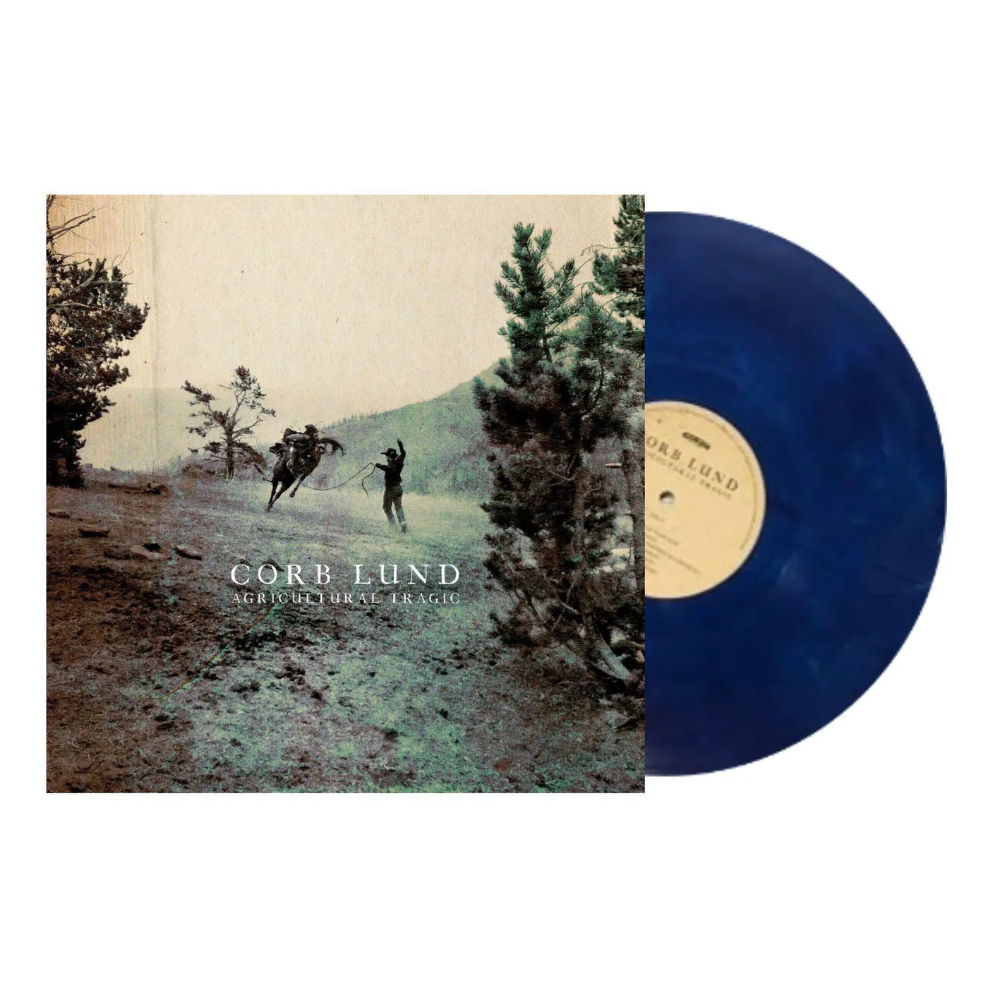 Corb Lund Agricultural Tragic (Canadian Tuxedo) Vinyl Record