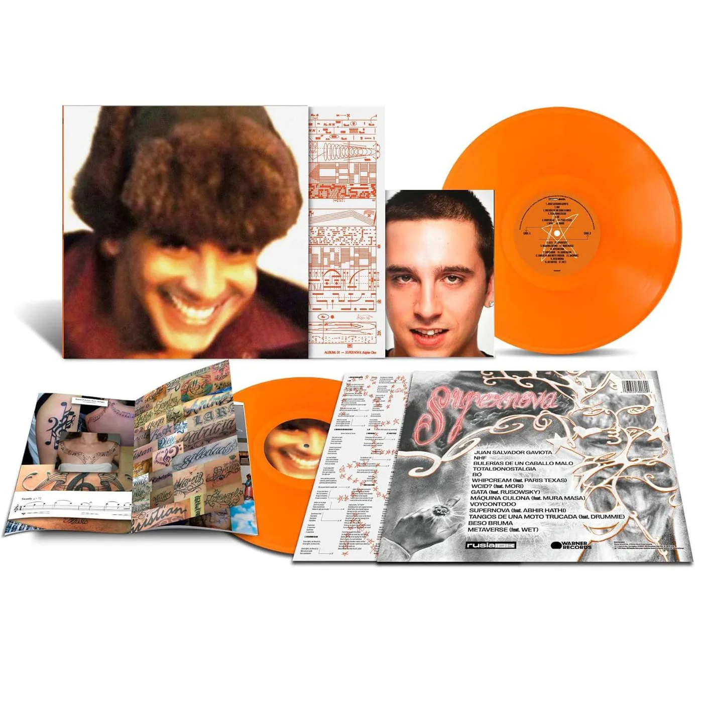 Ralphie Choo Supernova - Ltd Orange Vinyl + Fanzine Vinyl Record