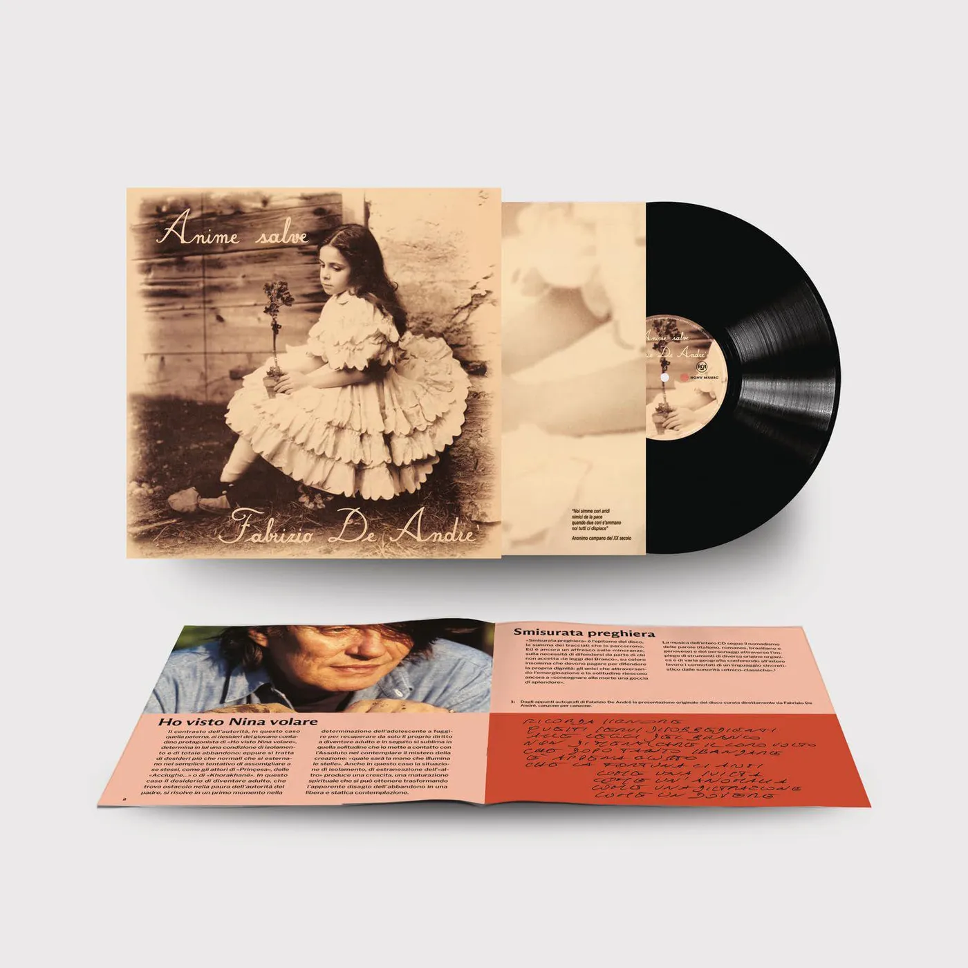 Fabrizio De André Anime Salve Vinyl Record