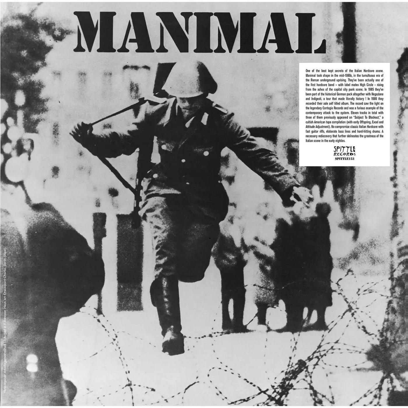 Manimal Vinyl Record