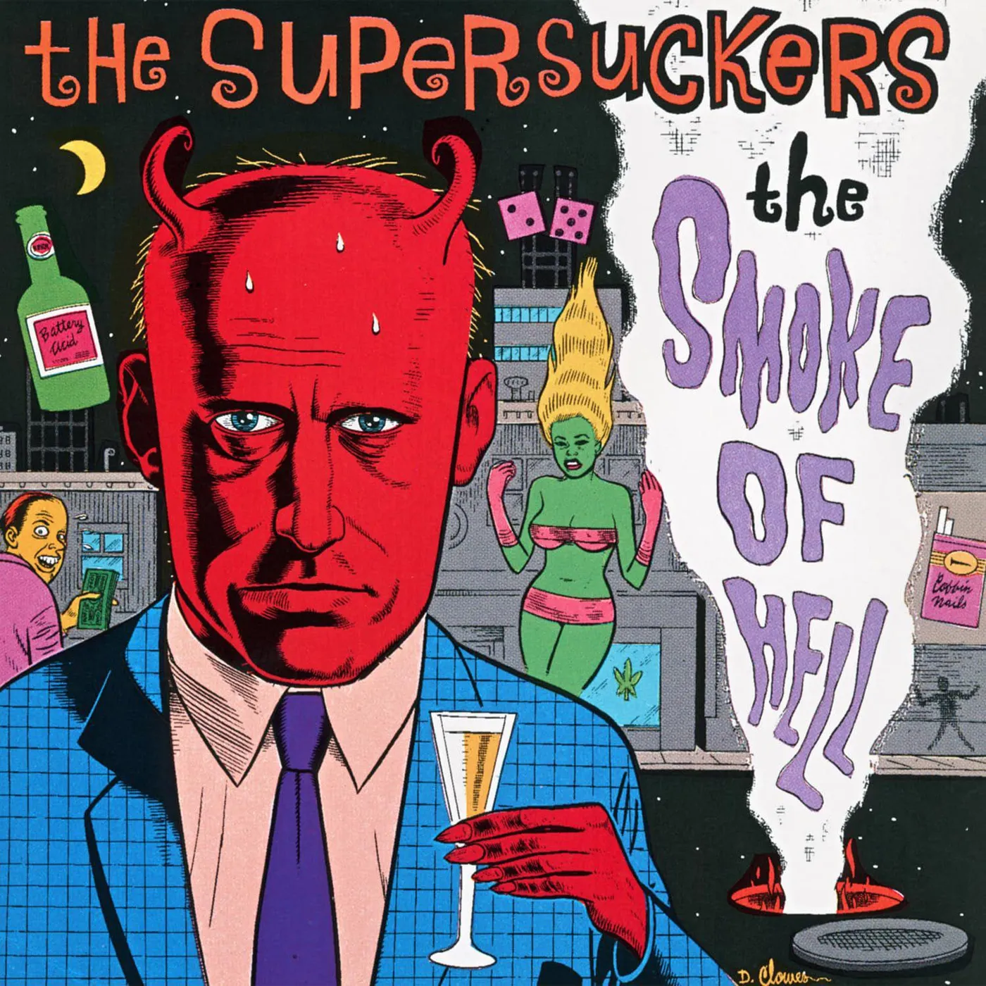 Supersuckers Smoke Of Hell (Red) Vinyl Record