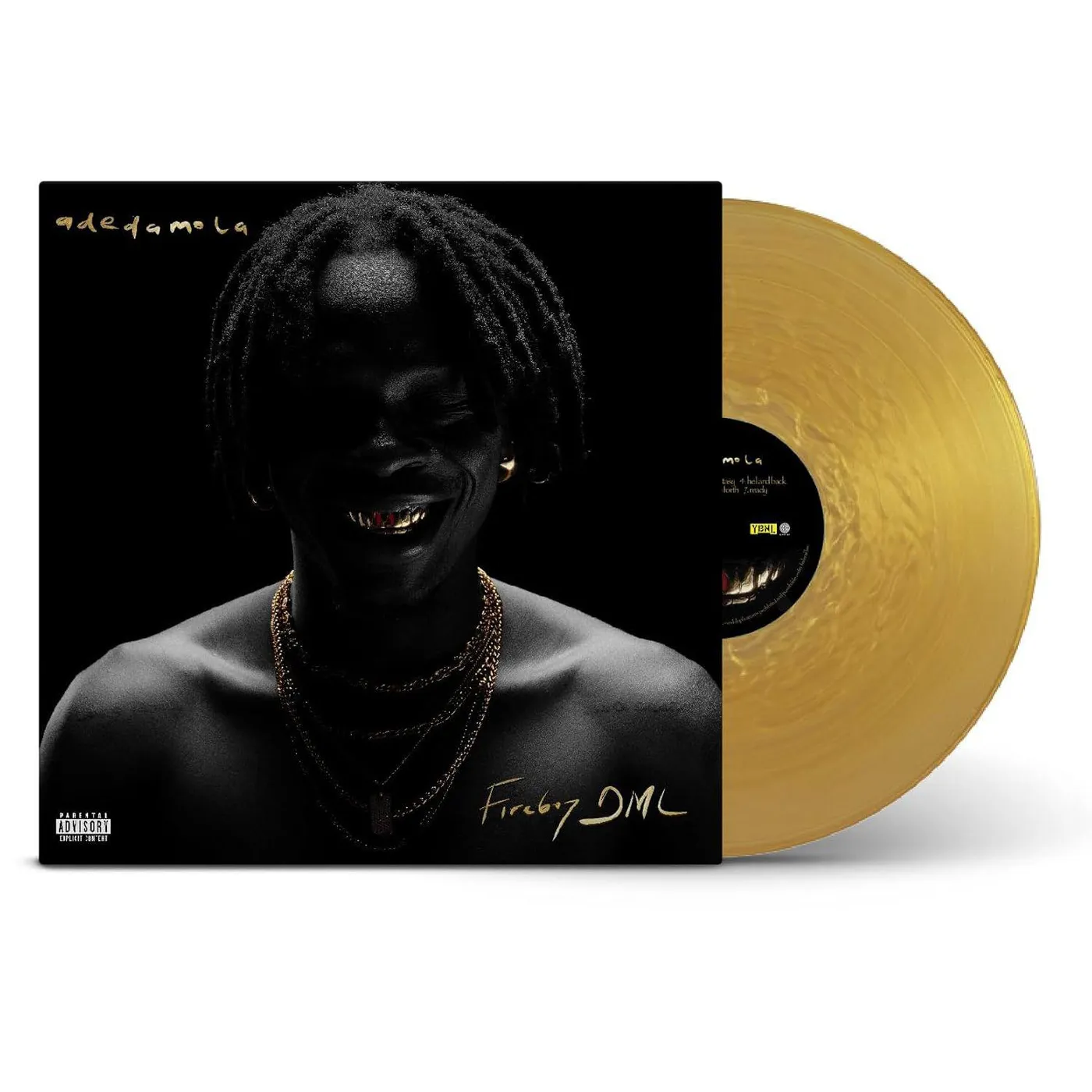 Fireboy DML Adedamola - Gold Vinyl Record