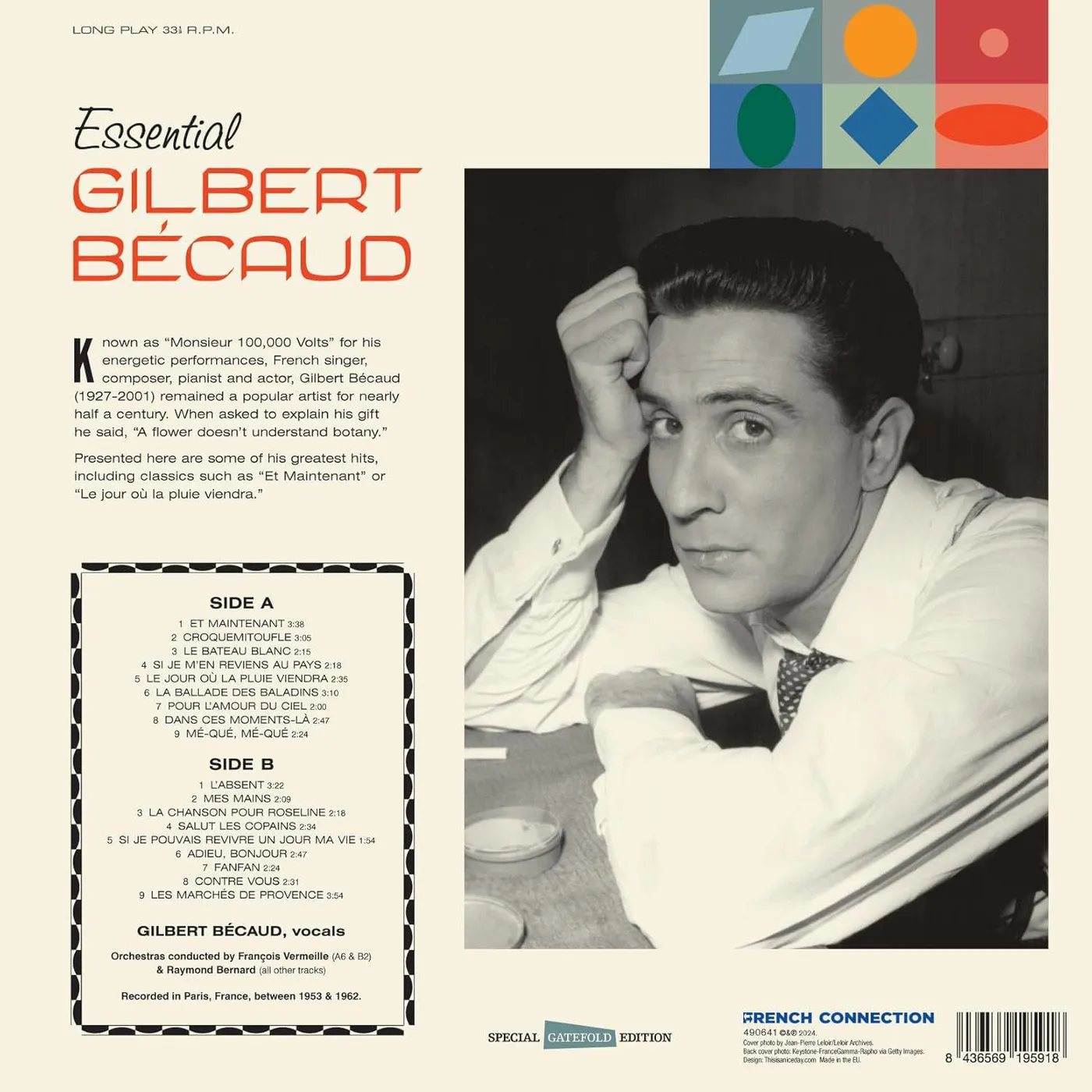 Gilbert Bécaud Essential Vinyl Record