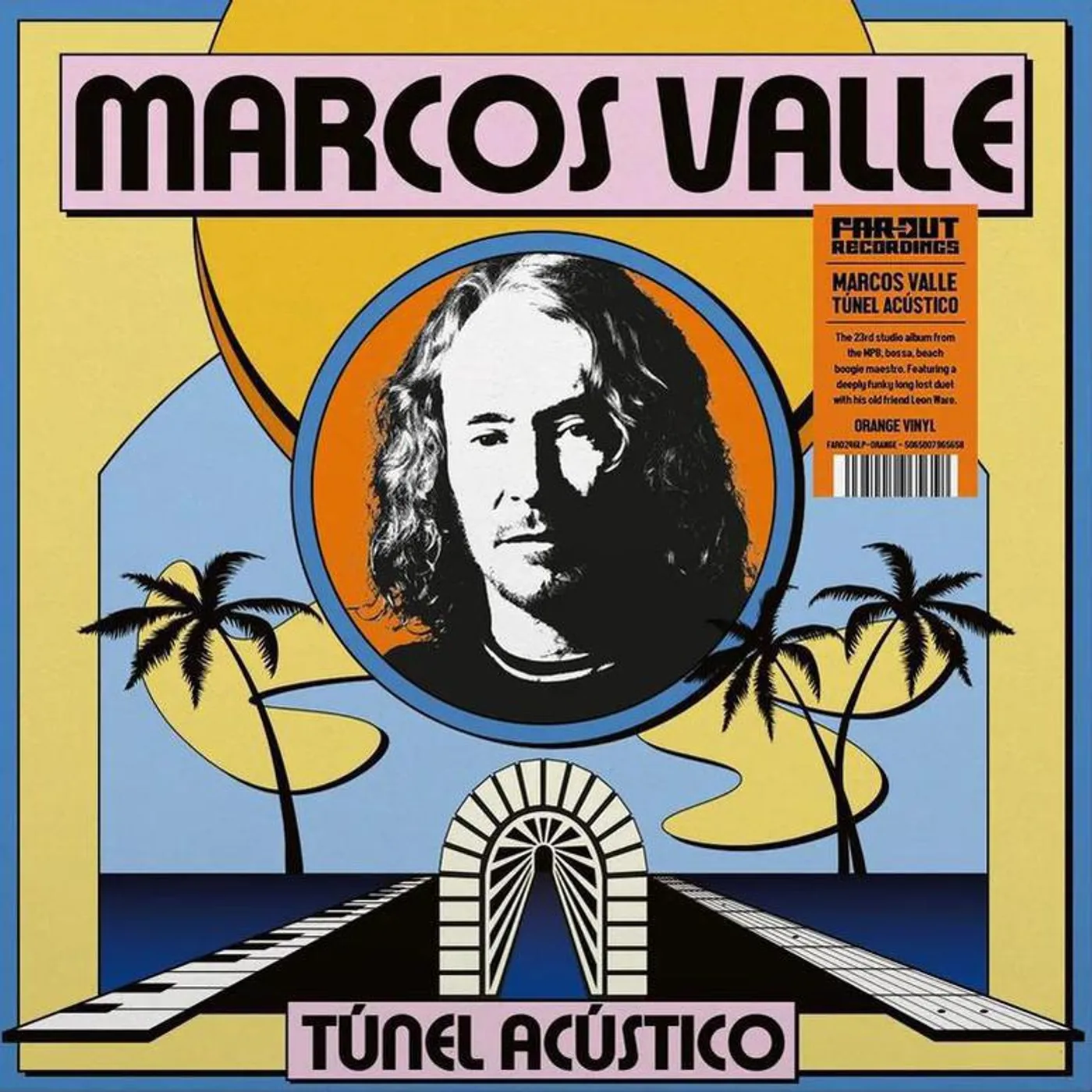 Marcos Valle Tunel Acustico (Orange) Vinyl Record