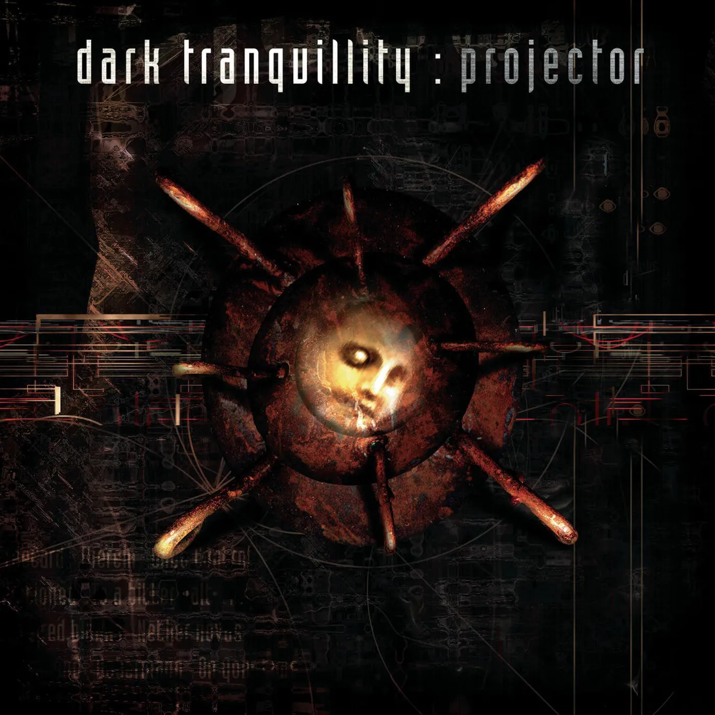 Dark Tranquillity Projector (Red, Limited Edition, Re-issue 2024) Vinyl Record