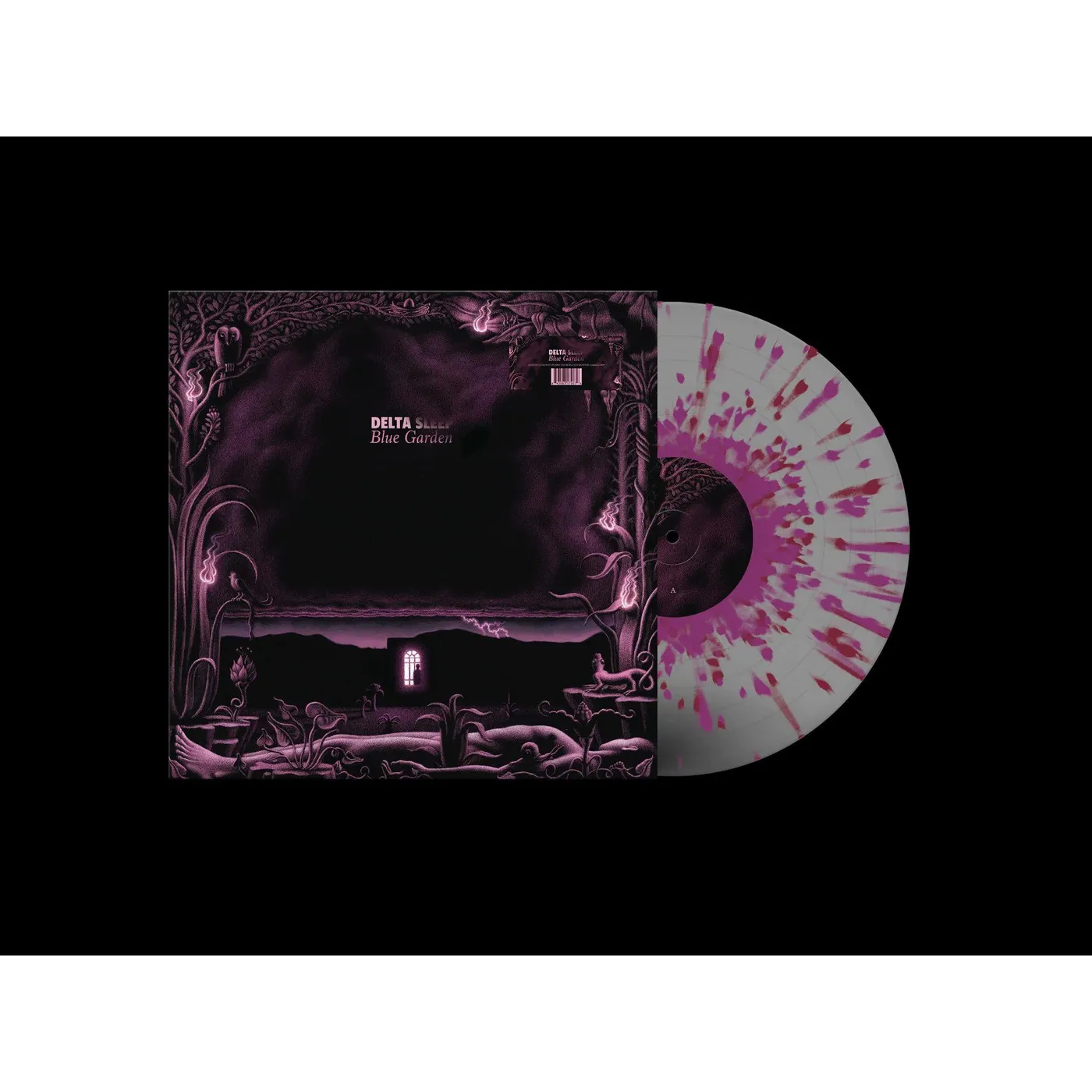 Delta Sleep Blue Garden (Clear with Purple Splatter) Vinyl Record