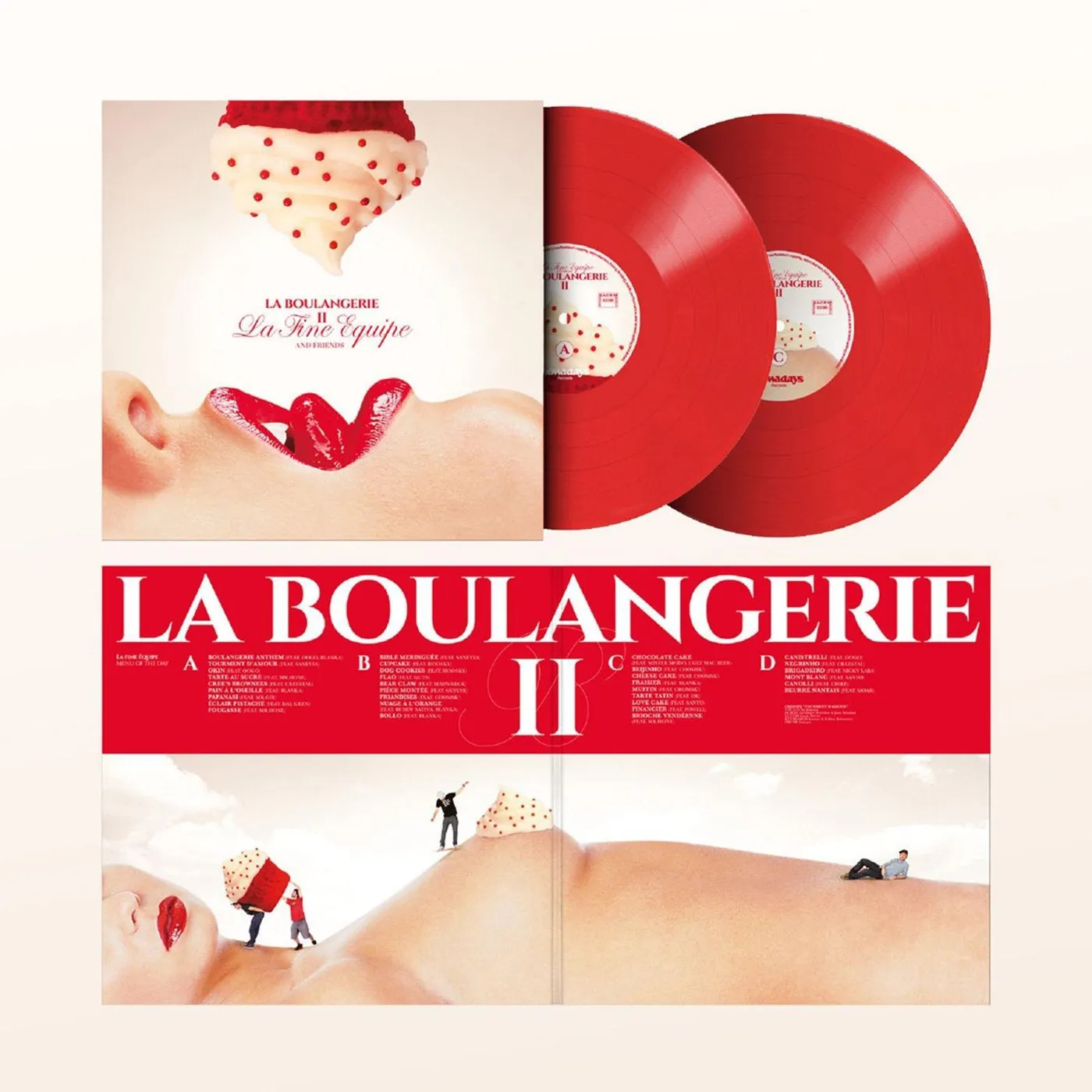 La Fine Equipe - La Boulangerie II (Part 1 & 2) (2LP/Red) Vinyl Record