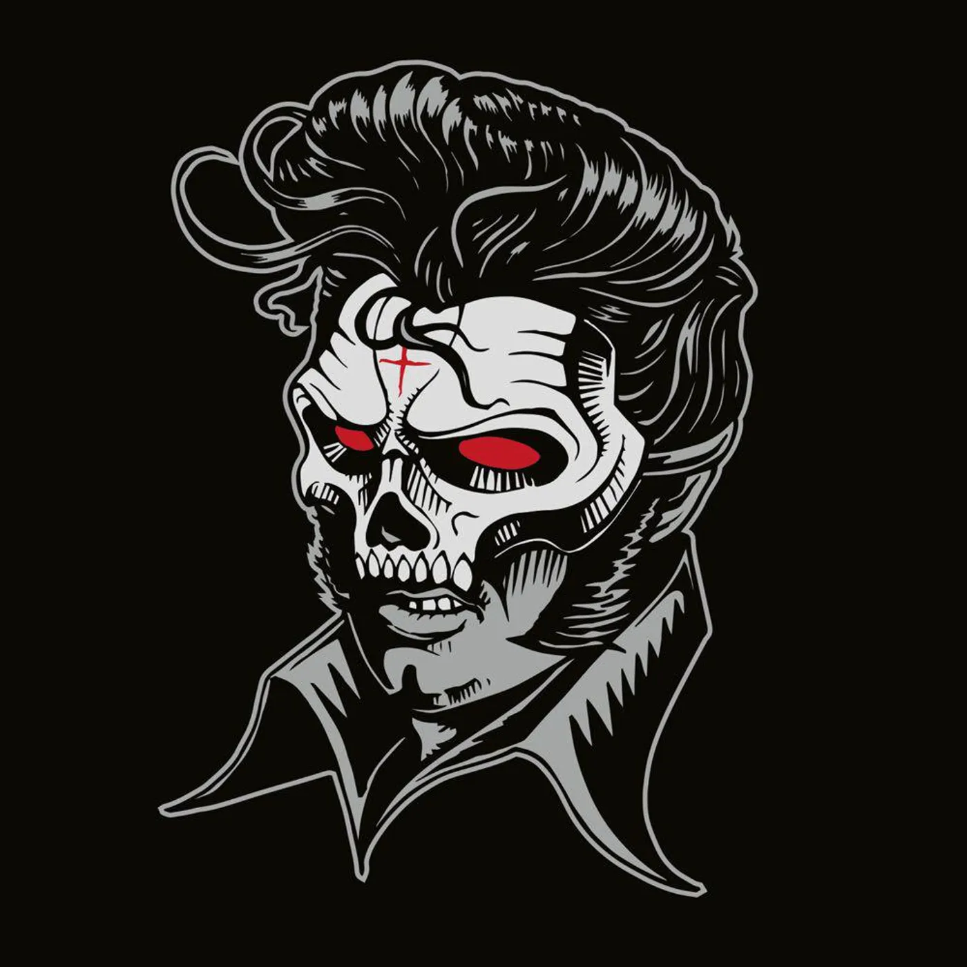 Salmo Hellvisback (Marble Blue & White) Vinyl Record