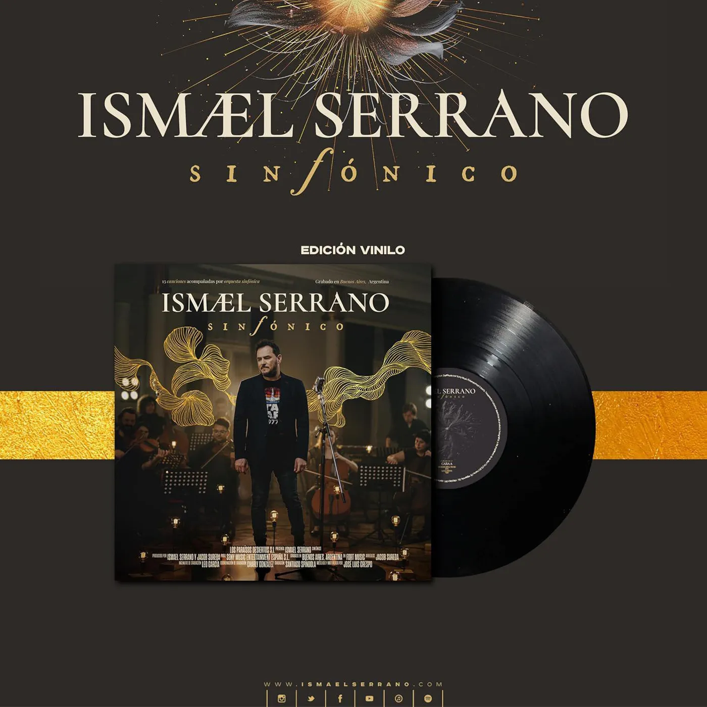 Ismael Serrano: Sinfonico Vinyl Record