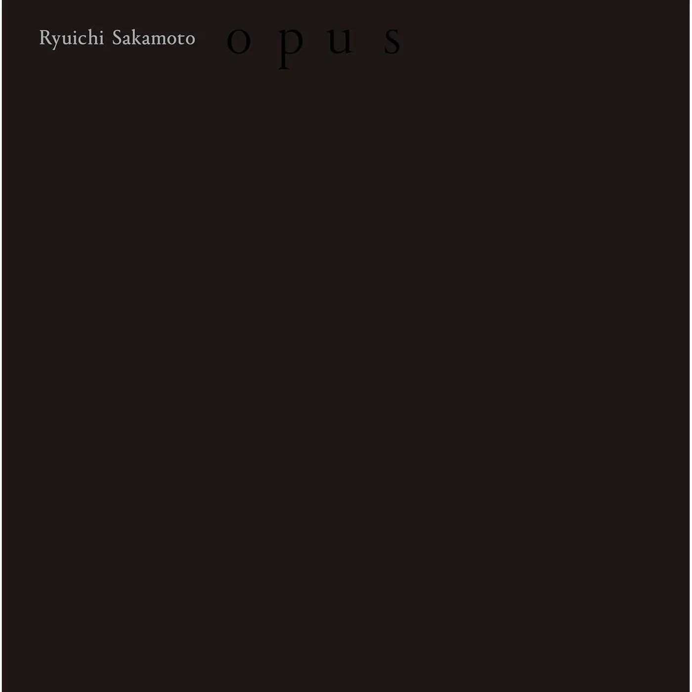 Ryuichi Sakamoto Opus (Limited Edition/ 4LP) Vinyl Record