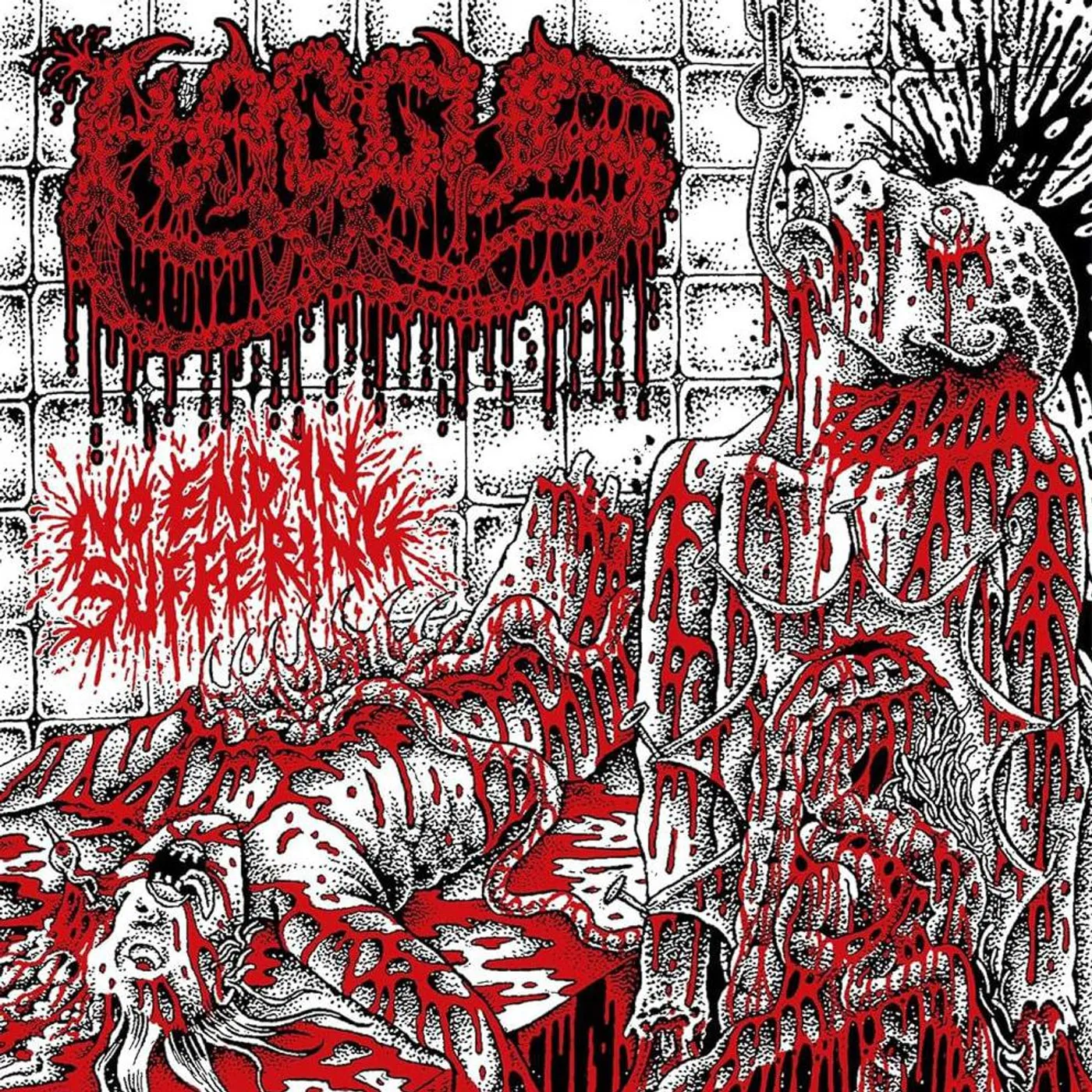 Haggus No End In Suffering (Limited Edition/ 7" Single/ Red) Vinyl Record